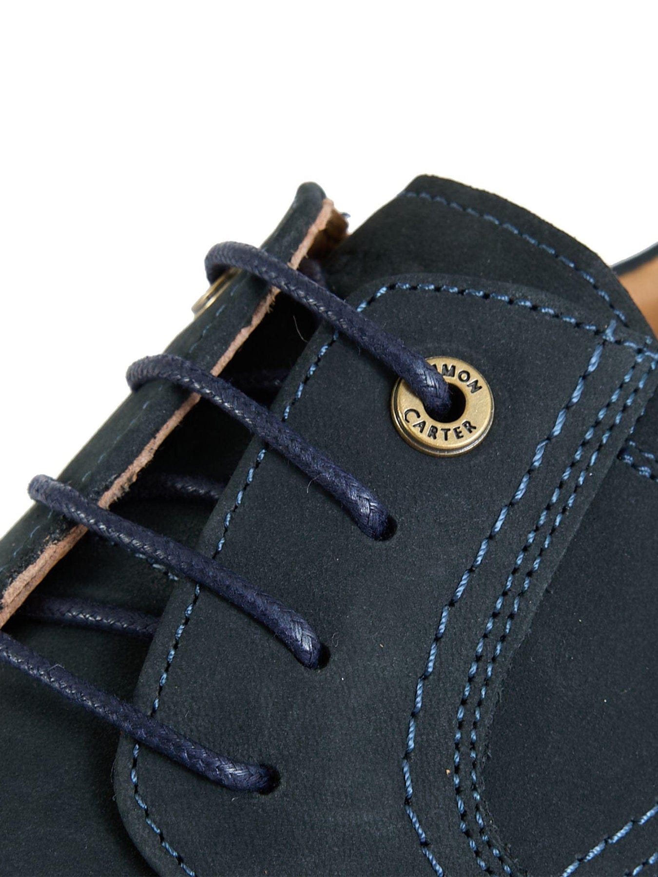 Simon Carter Millar Derby Shoes Navy