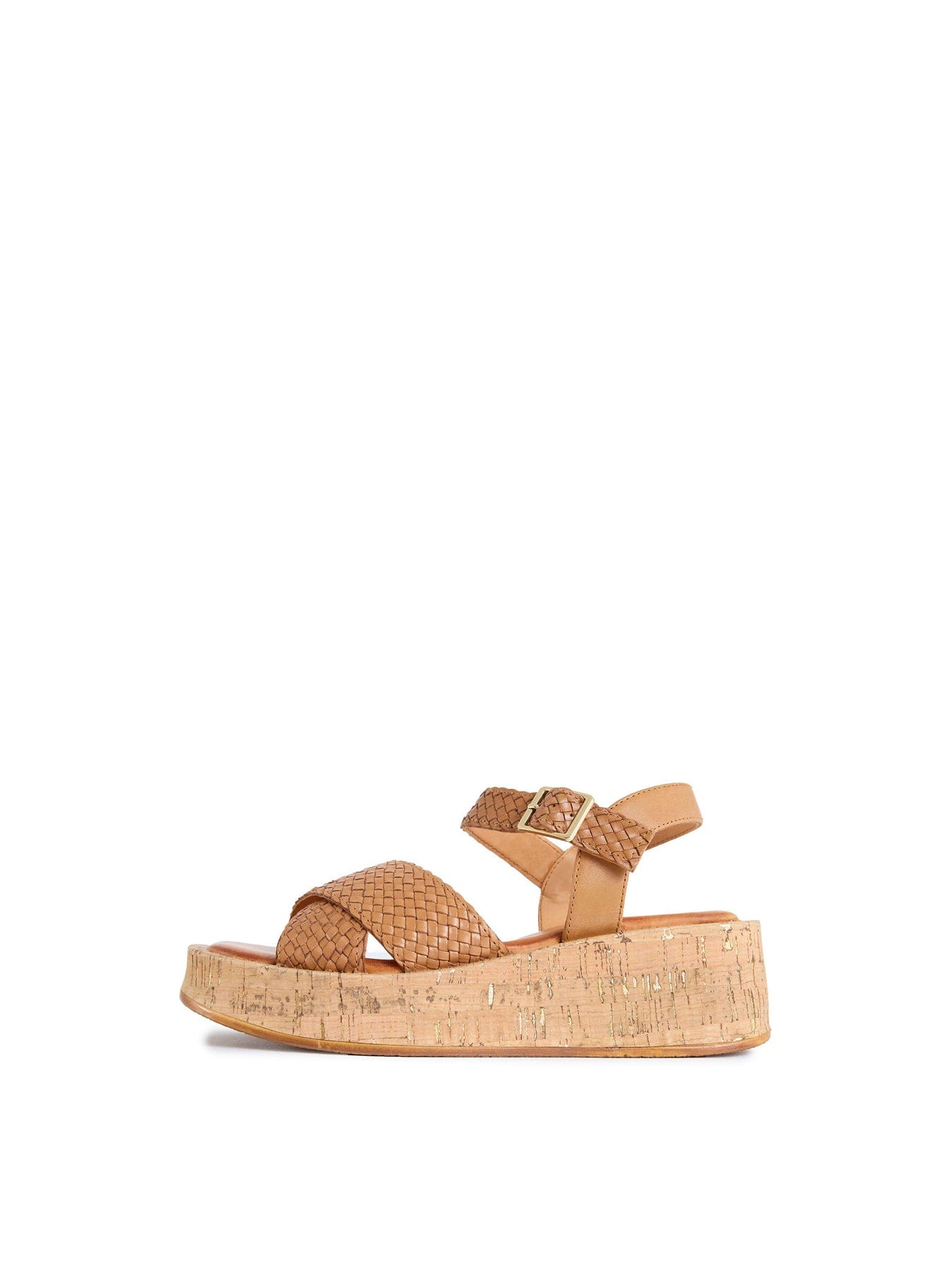 Sole Ldn Briana Flatform Sandals Tan