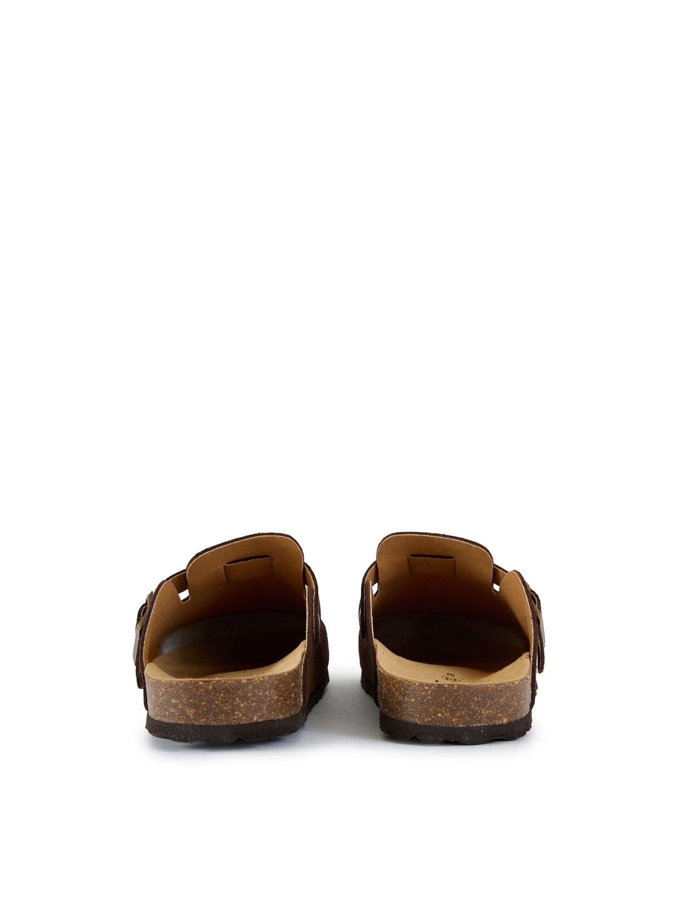 Sole Ldn Nye Footbed Mule Suede Sandals Brown