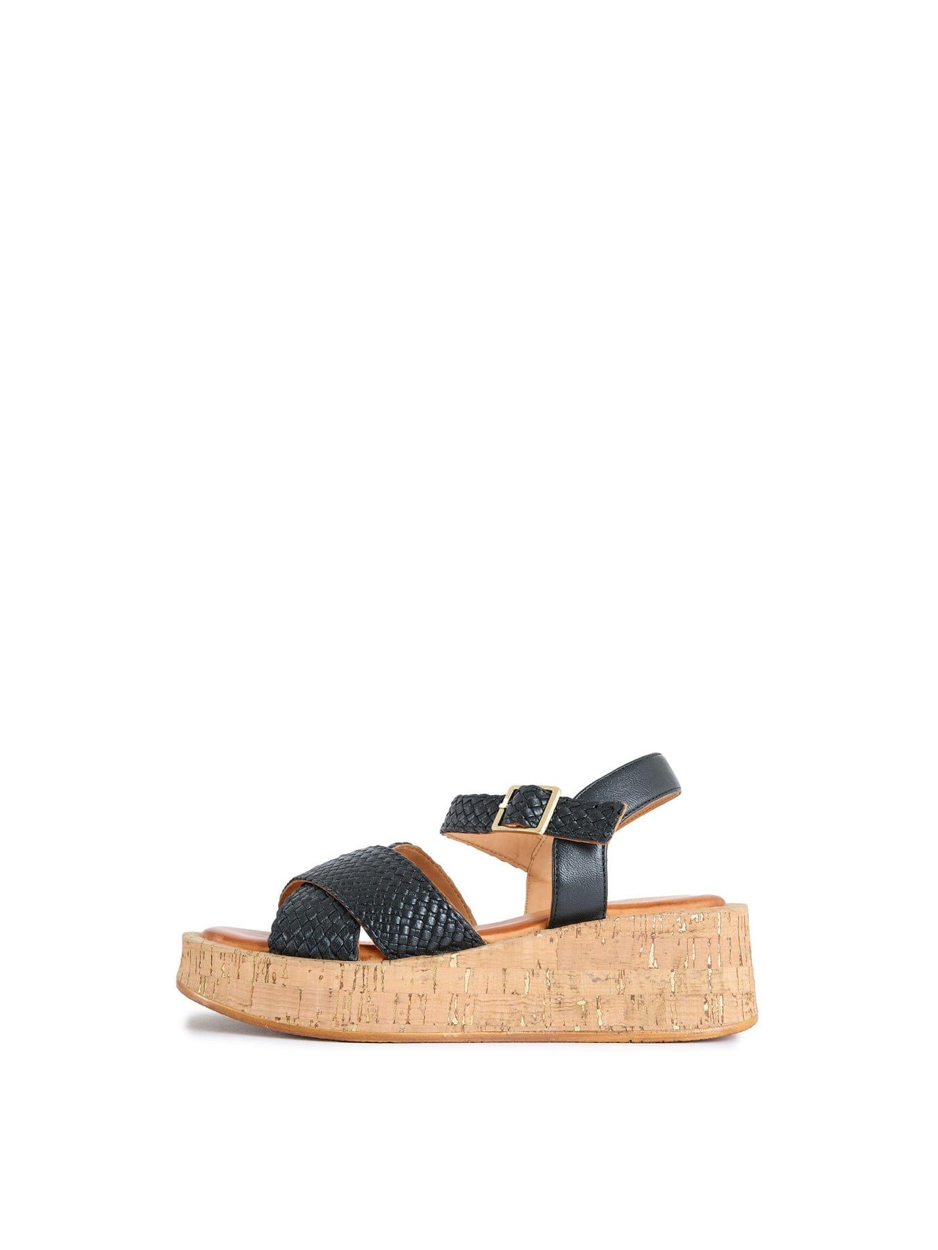 Sole Ldn Briana Flatform Sandals Black