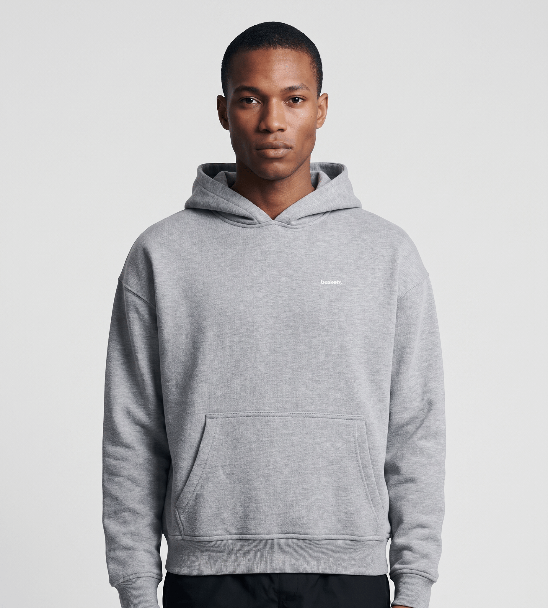 Logo Baskèts Logo Hoodie Grey