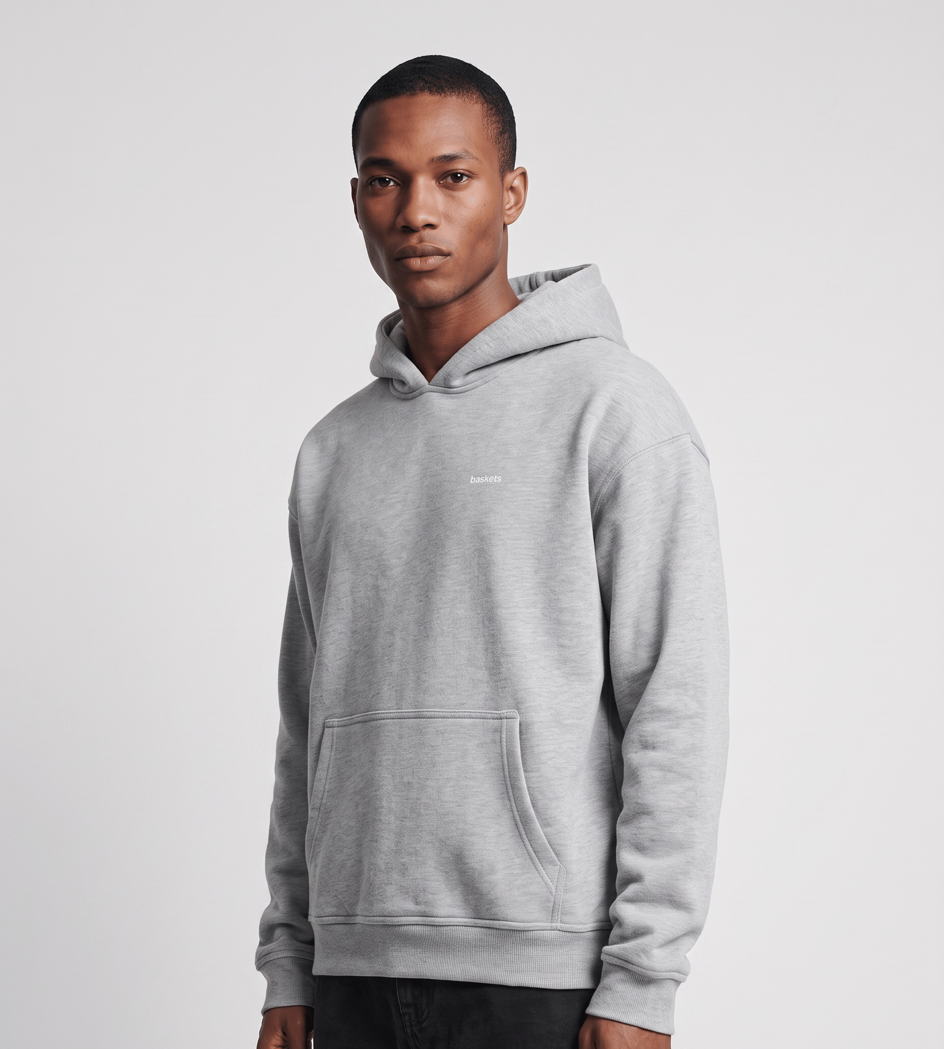 Logo Baskèts Logo Hoodie Grey