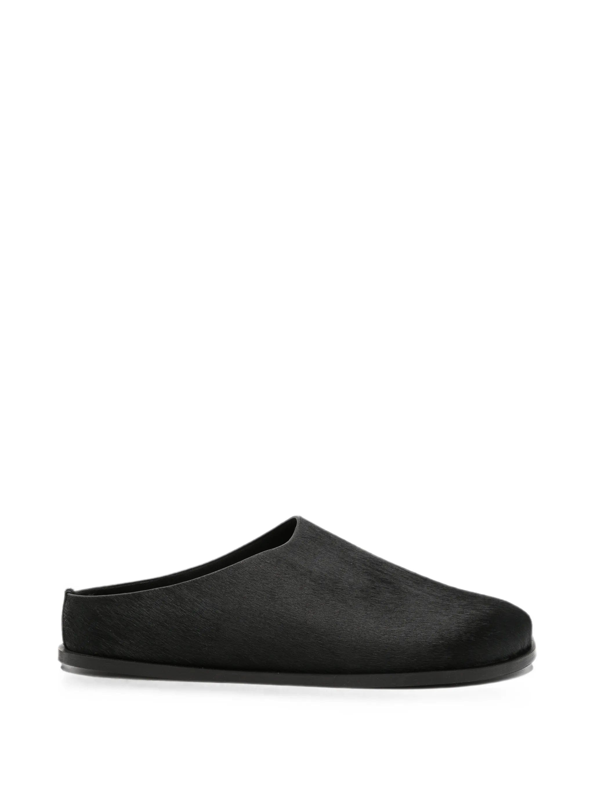 A.emery Lou calf hair clogs