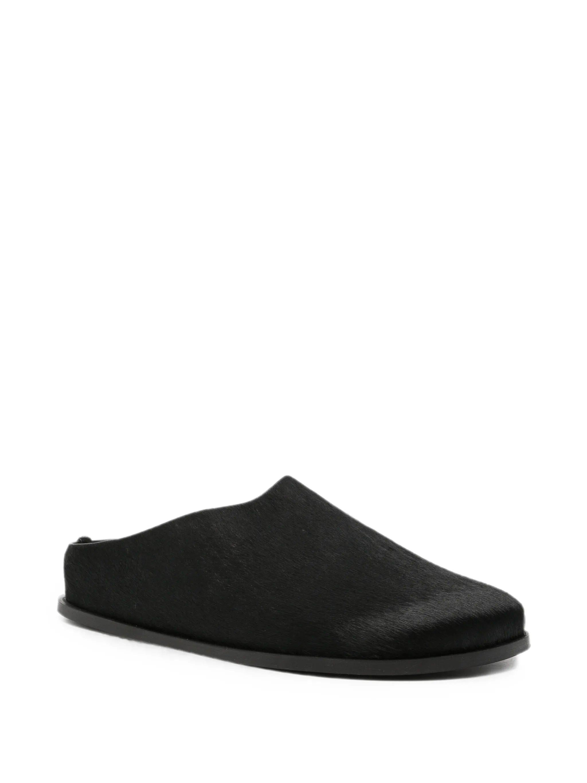 A.emery Lou calf hair clogs