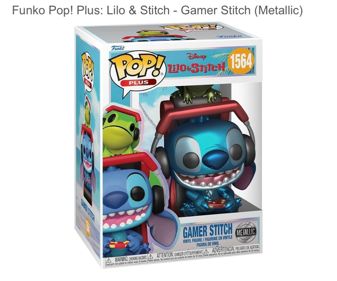 Cctlanna Gamer Stitch ( Metallic) #1564 - Funko POP! - Pop Vinyl Figure