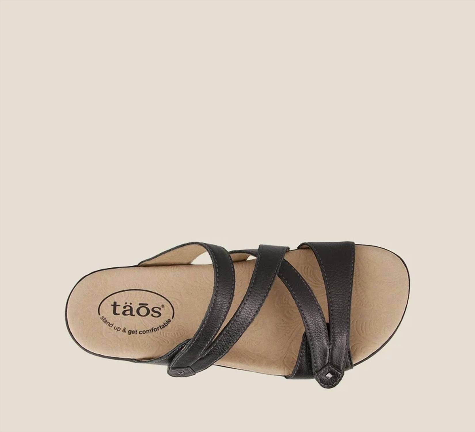 S/Double Women's Double U Sandals In Black