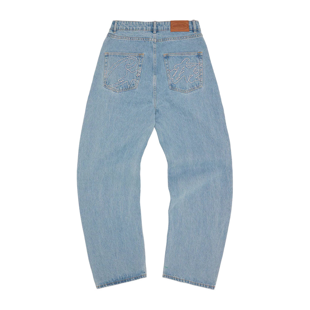 Corteiz Allstarz Baggy Jeans Stonewash