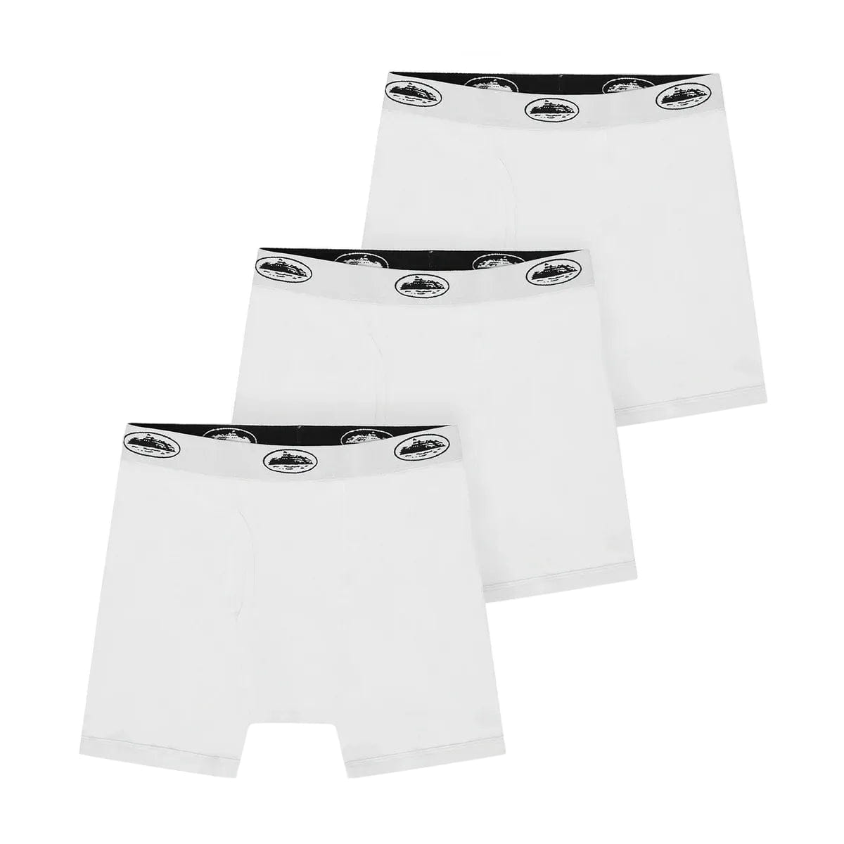 Corteiz Alcatraz Boxers (3 Pack) White