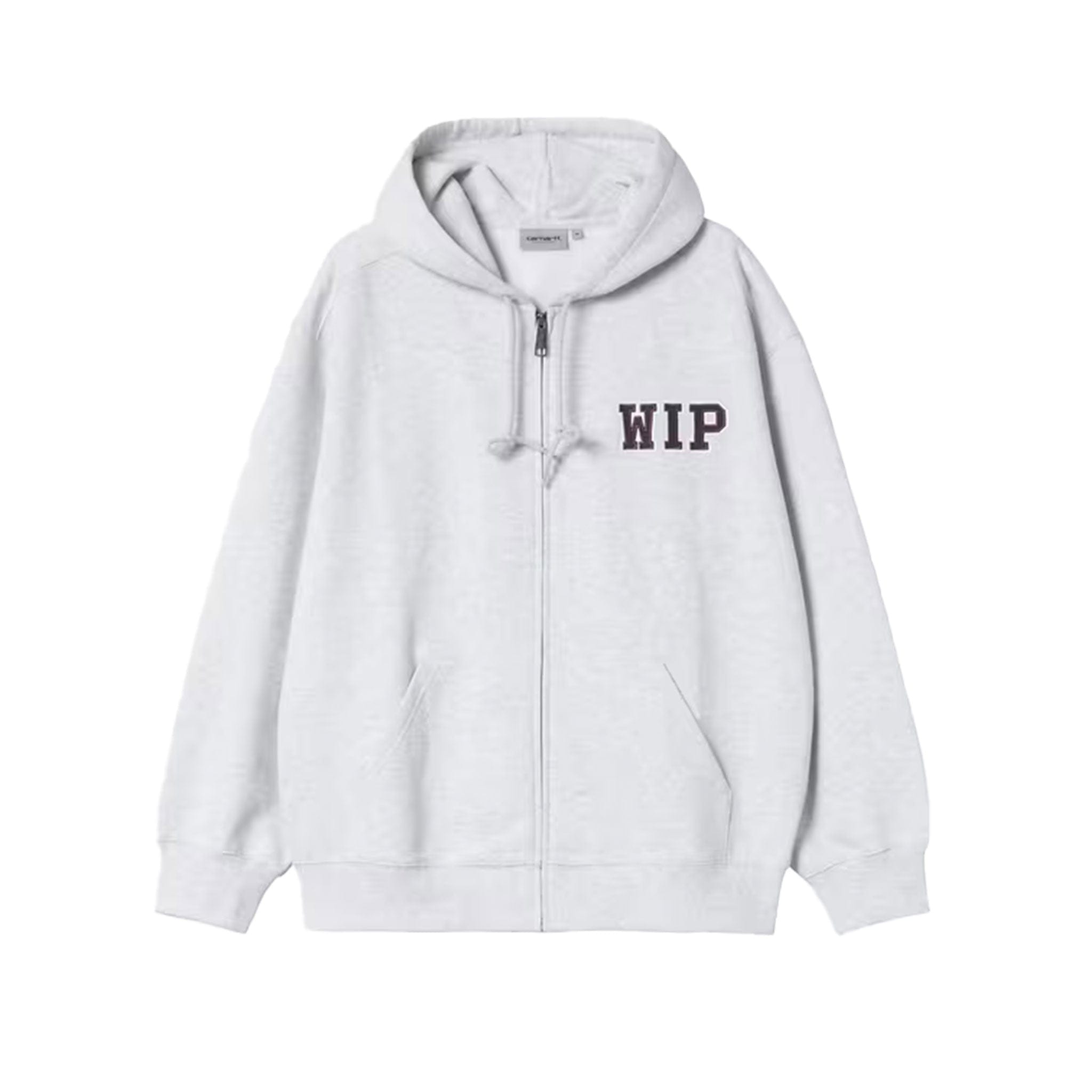 Carhartt WIP Hooded Mini WIP Sweat Jacket – Ash Heather