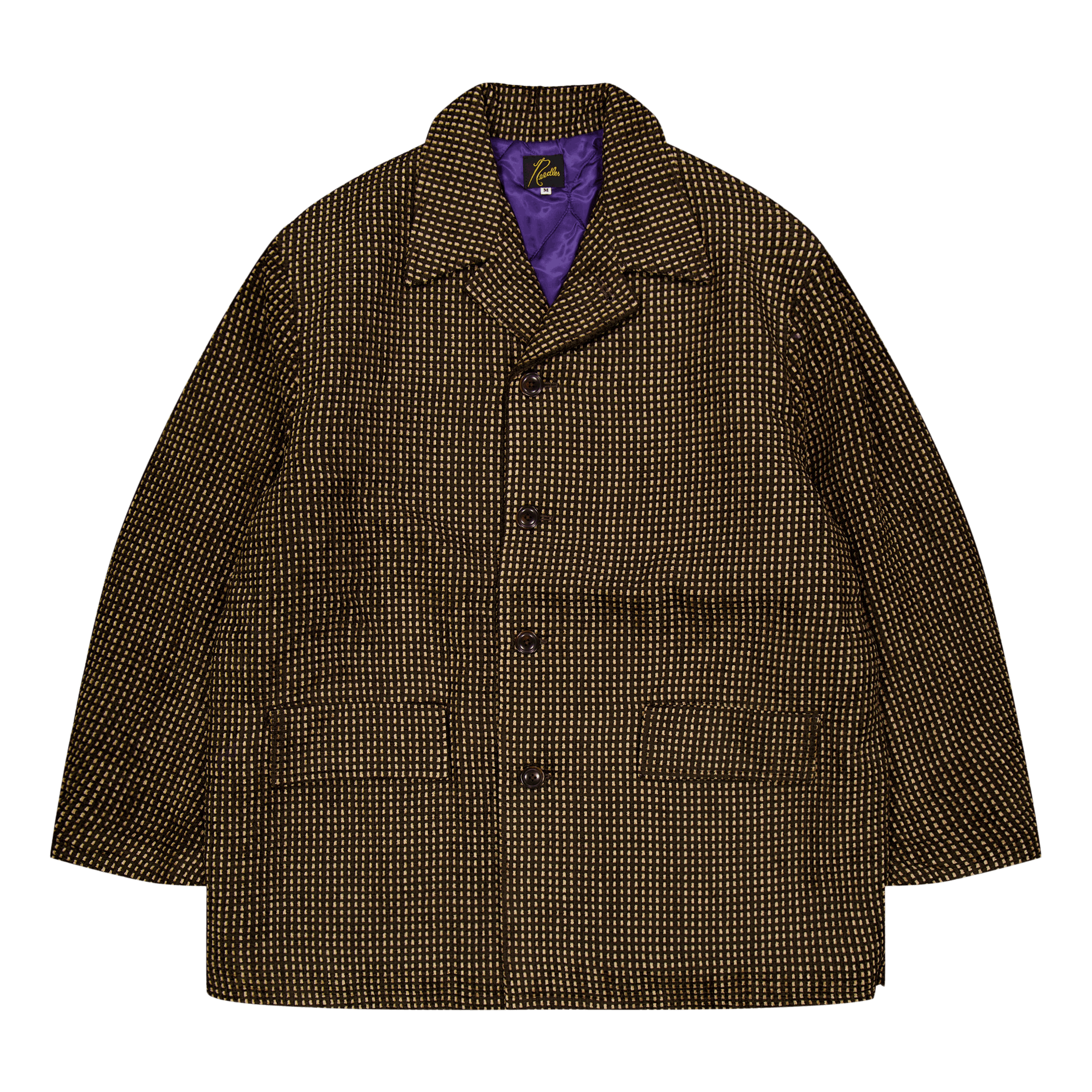 Needles Car Coat - Ac/pe/w Mal Brown
