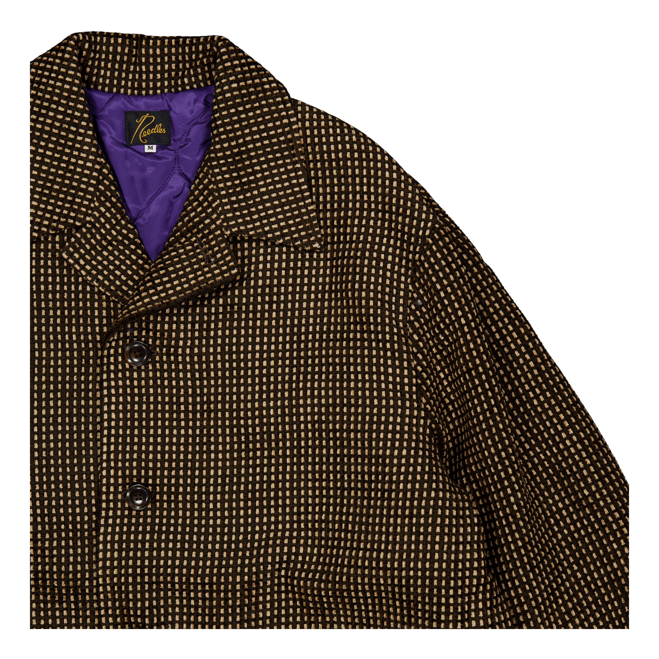 Needles Car Coat - Ac/pe/w Mal Brown