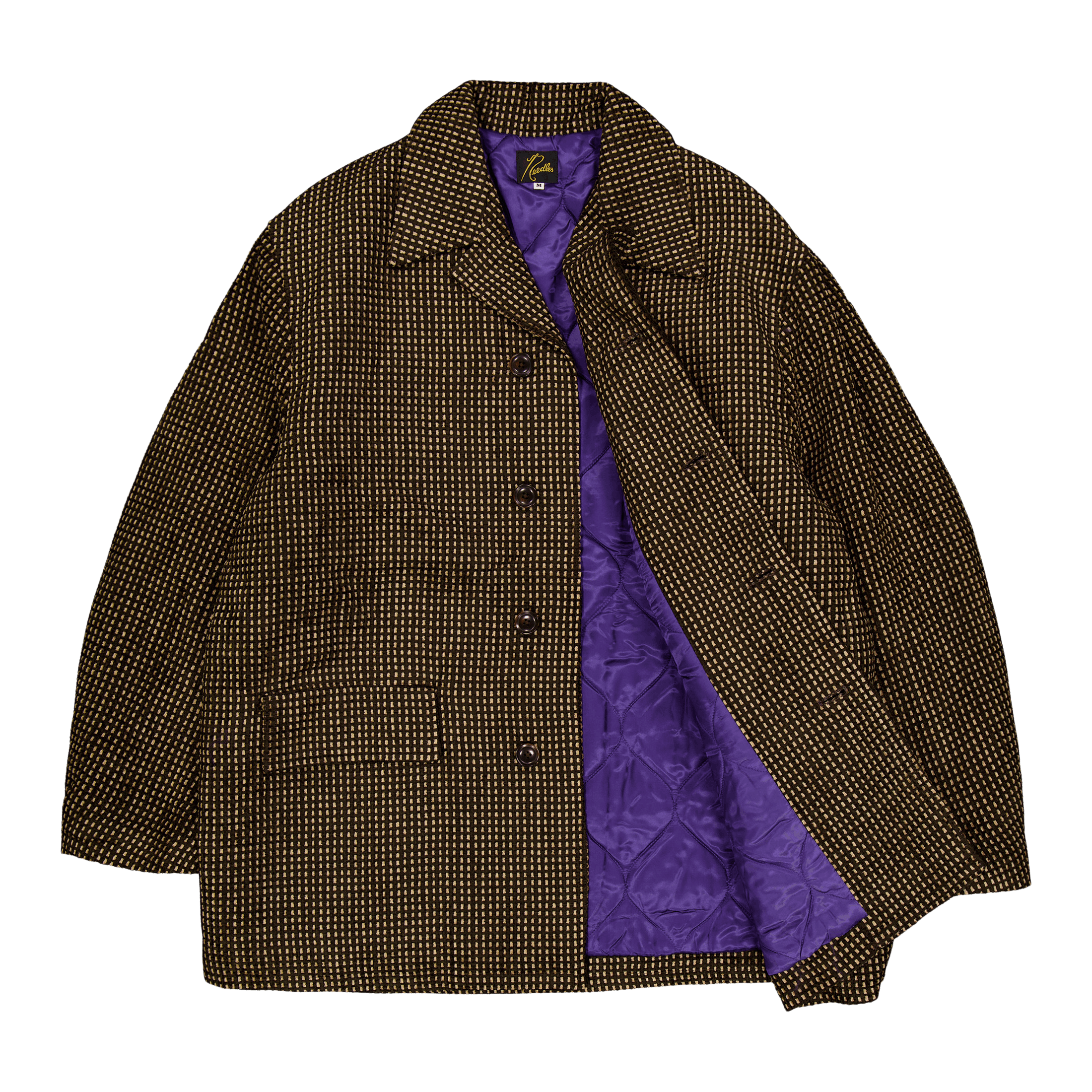 Needles Car Coat - Ac/pe/w Mal Brown