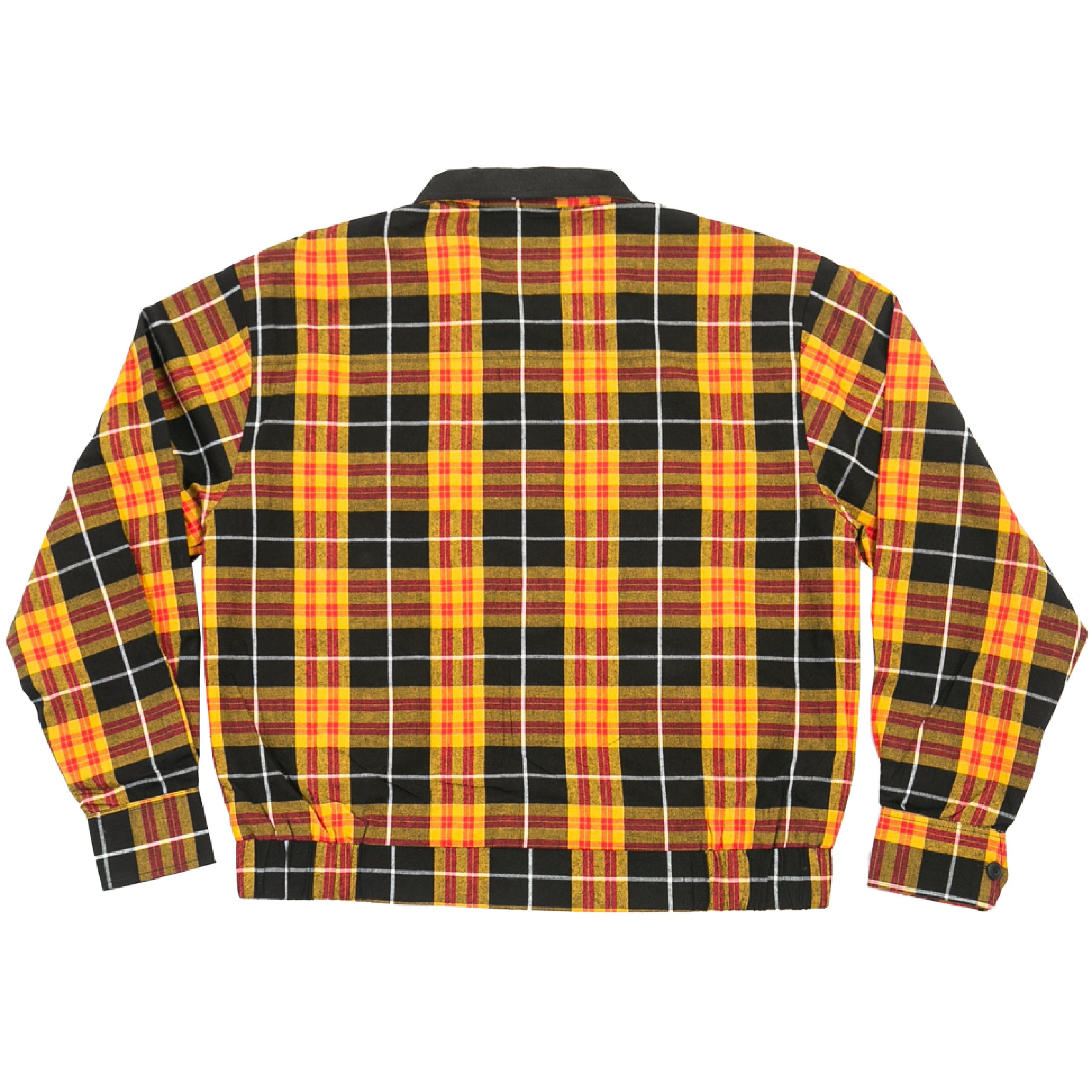 Politeunivers Classic Tartan Weaver With Sateen Lining Jacket - Blk/Ylw/Red