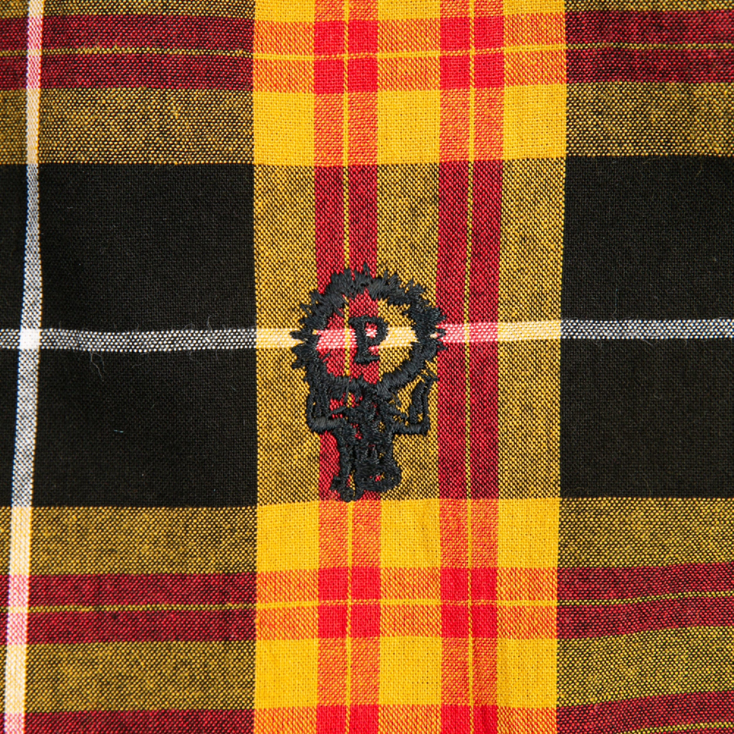 Politeunivers Classic Tartan Weaver With Sateen Lining Jacket - Blk/Ylw/Red