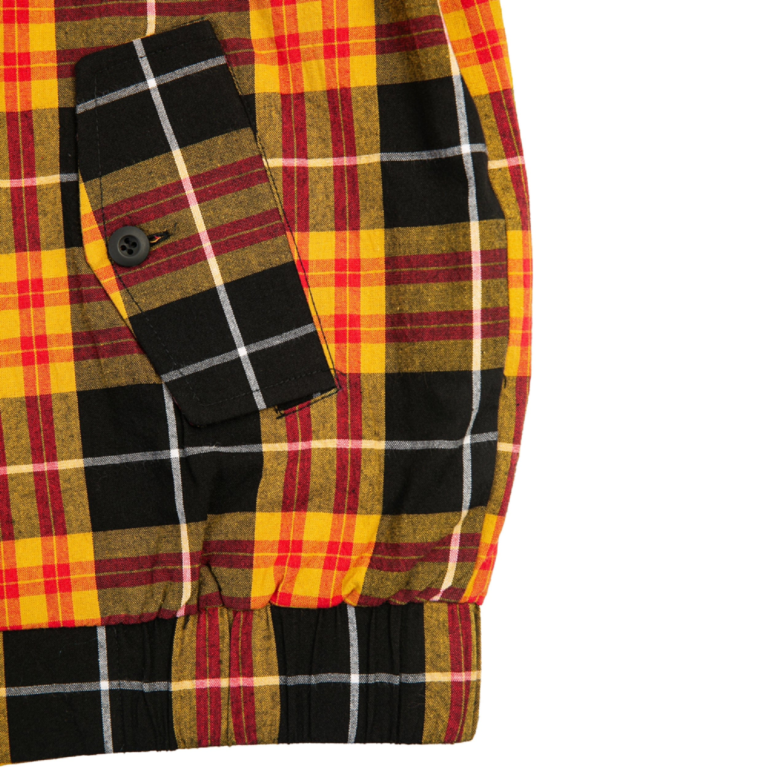 Politeunivers Classic Tartan Weaver With Sateen Lining Jacket - Blk/Ylw/Red