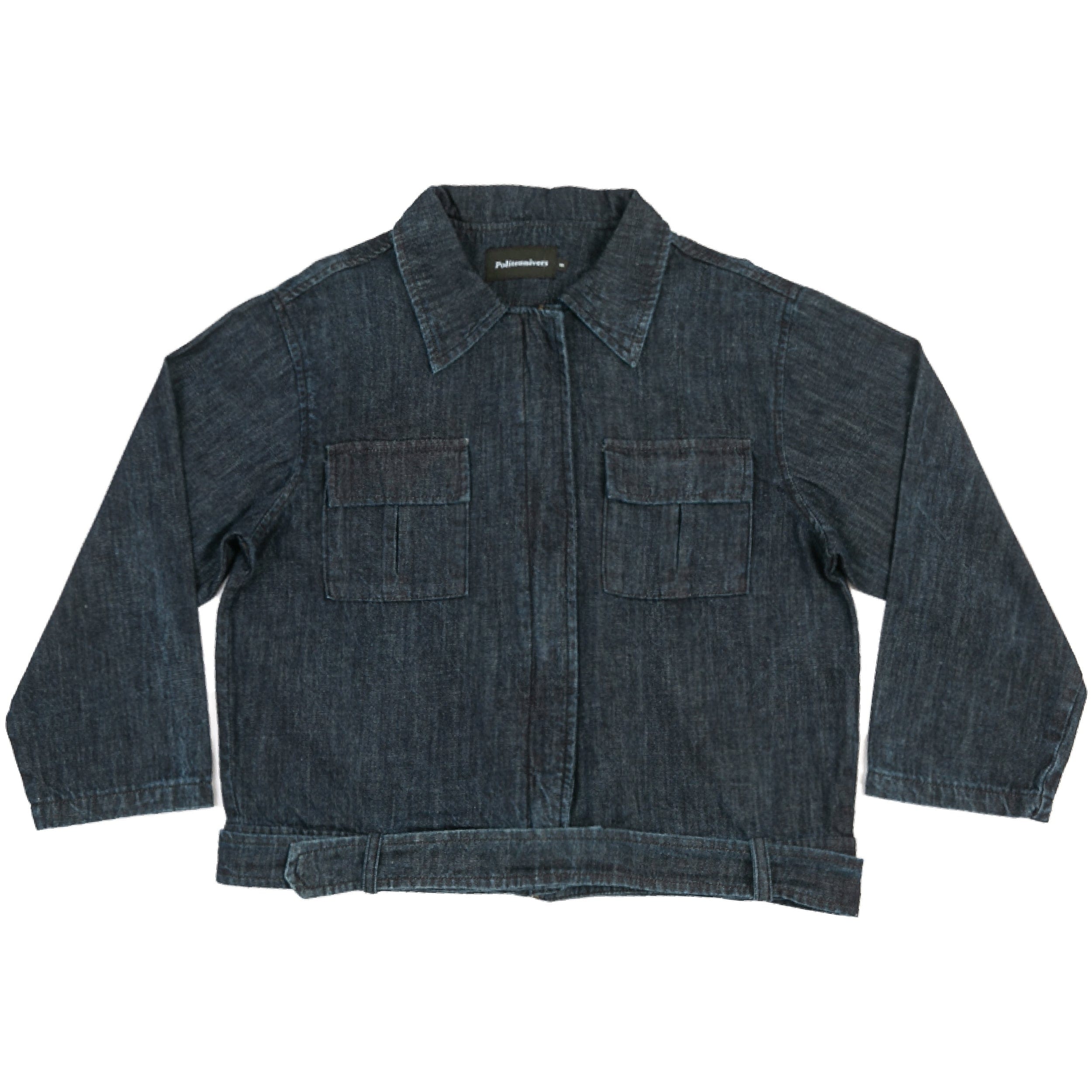 Politeunivers 01 Biker Jacket - Dark Indigo Stone Wash