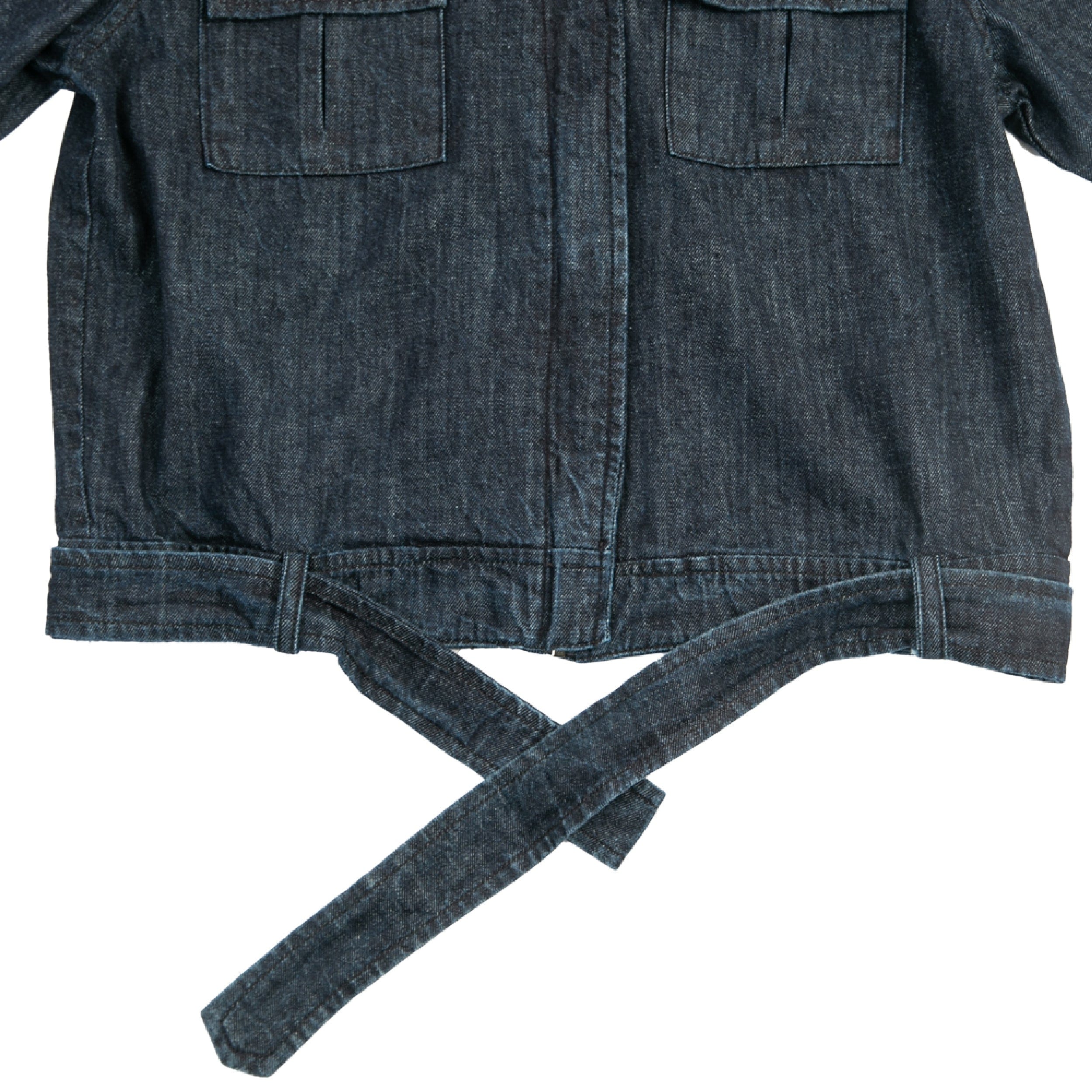 Politeunivers 01 Biker Jacket - Dark Indigo Stone Wash