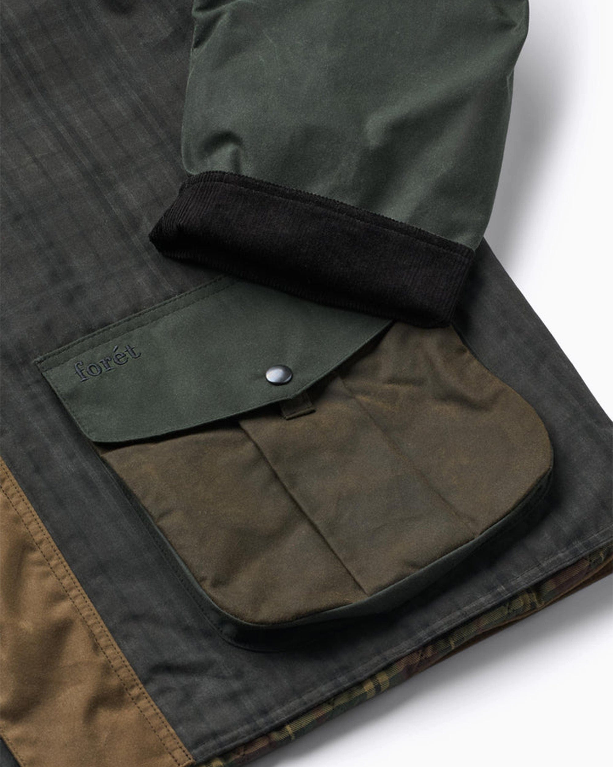 Forét Chaqueta impermeable de cuadros forét Bivouac Oilskin para hombre