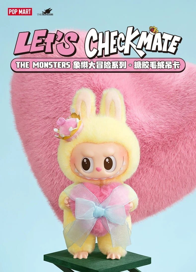 Popmart Labubu The Monsters - Mokoko Let's Checkmate Vinyl Plush