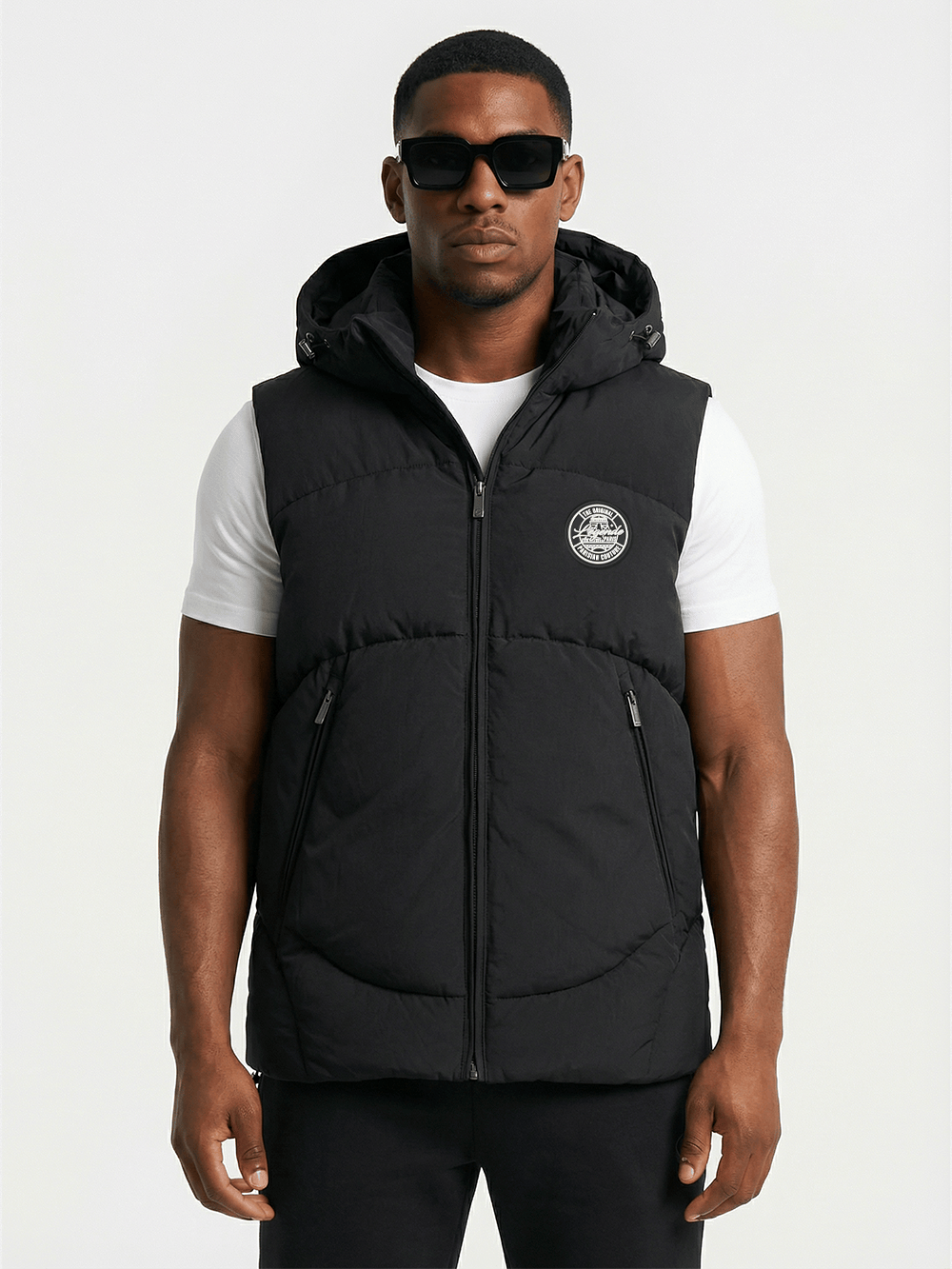 Legende Paris Puffer Bodywarmer - Black