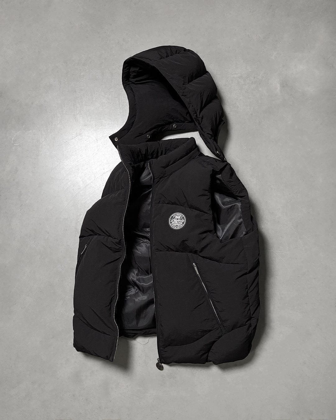 Legende Paris Puffer Bodywarmer - Black