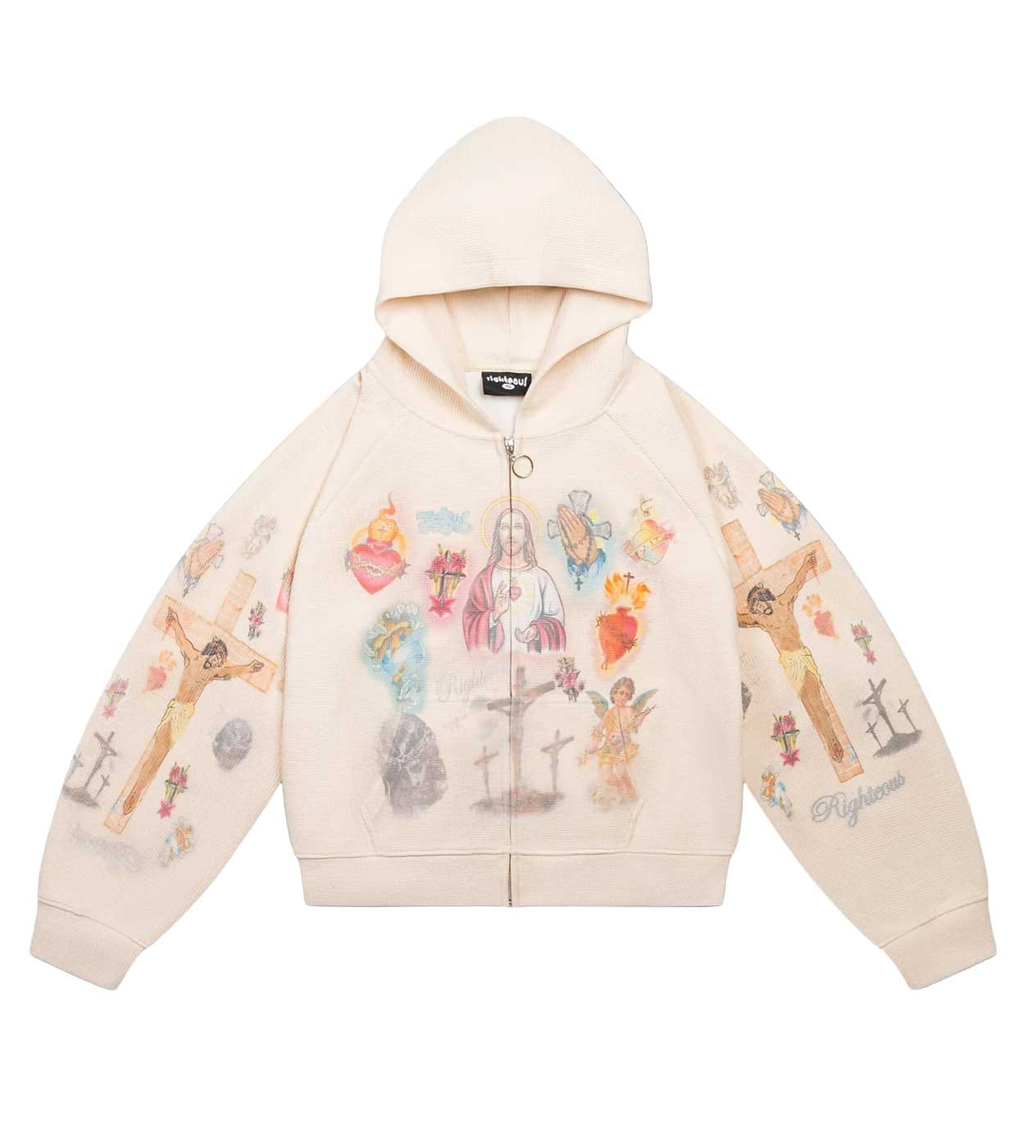 Righteous Ultimate Sacrifice Thermal Zip Up Cream