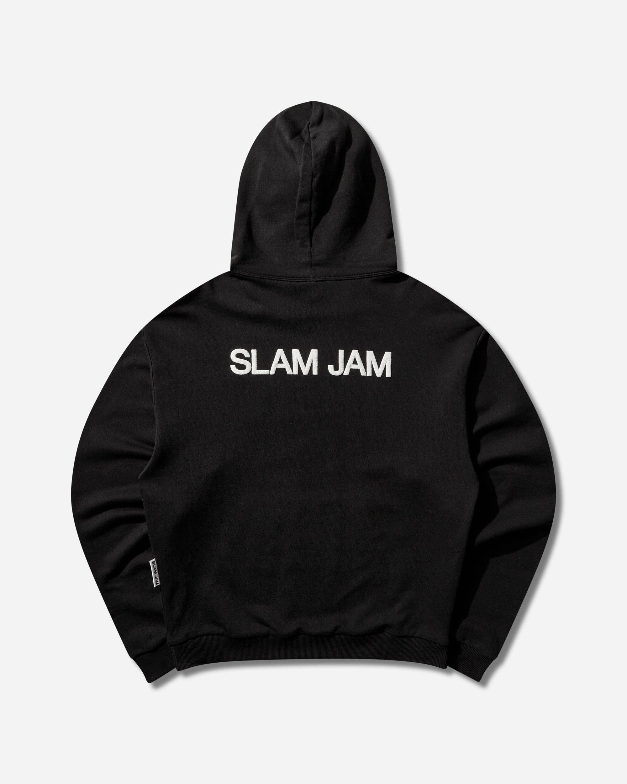 Slam Jam Basics Graphic Hoodie Black
