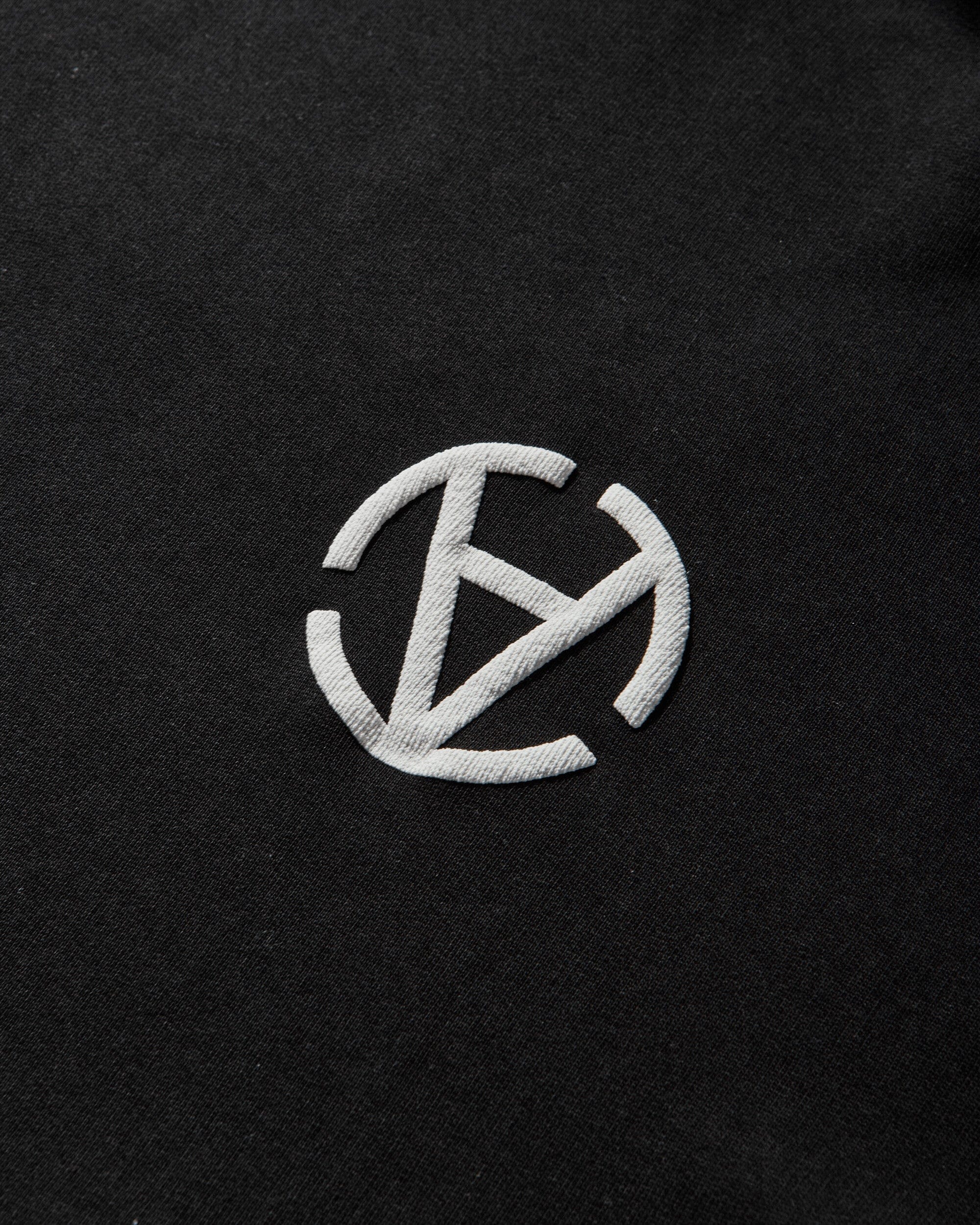 Slam Jam Basics Graphic Hoodie Black