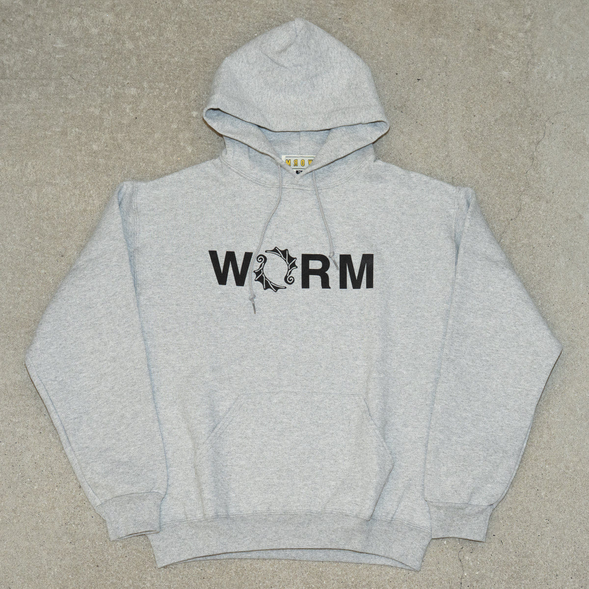Logo WORM LOGO HOODIE 2025 (GREY)