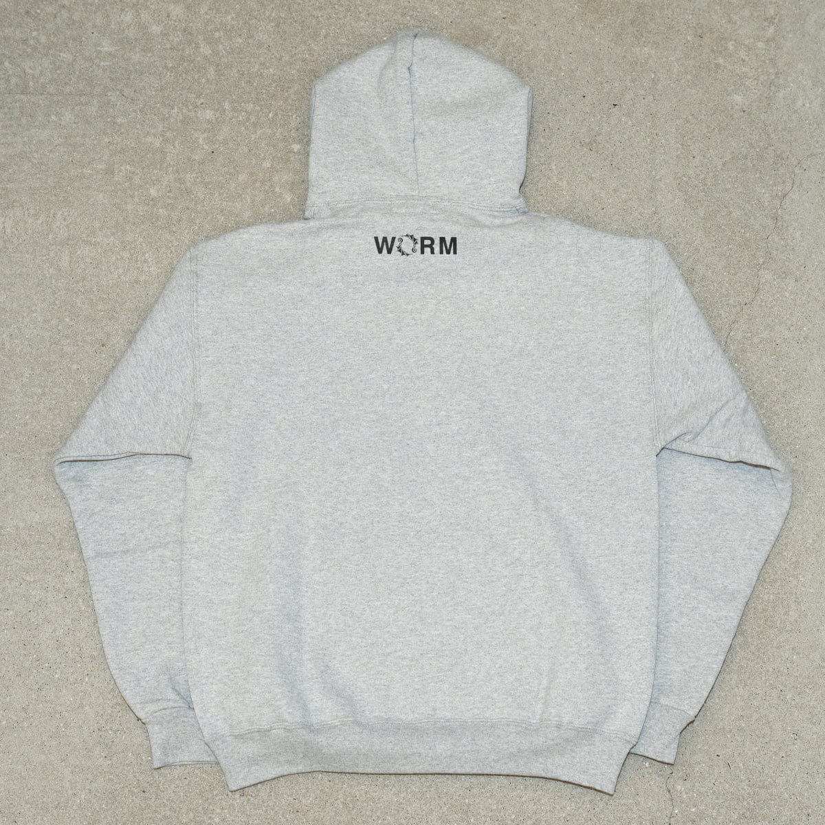 Logo WORM LOGO HOODIE 2025 (GREY)