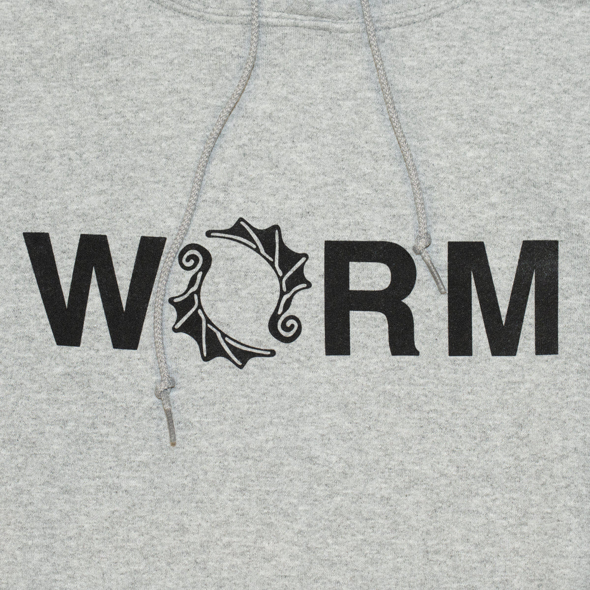 Logo WORM LOGO HOODIE 2025 (GREY)