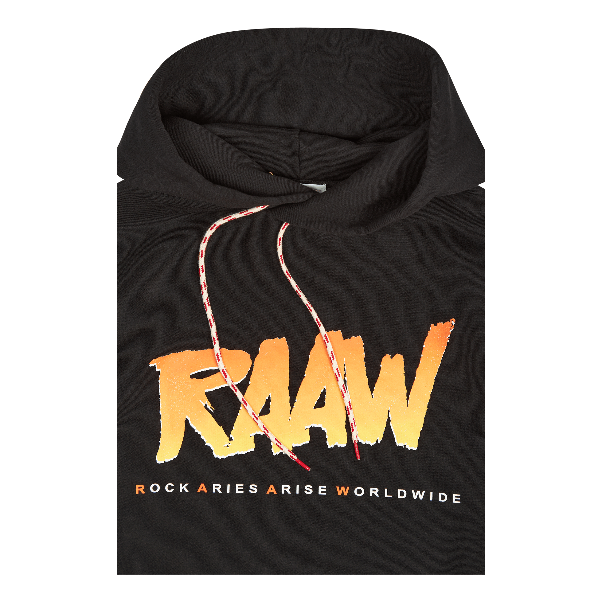 Aries Raaw Hoodie Black