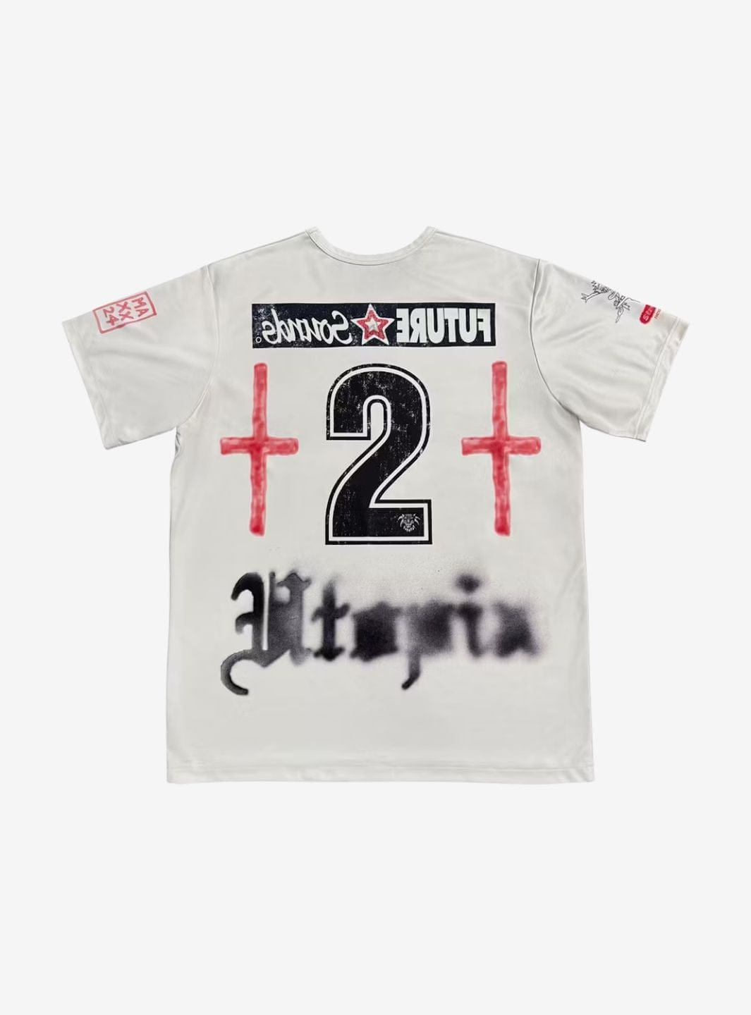Cactus Jack Travis Scott England Soccer Jersey White