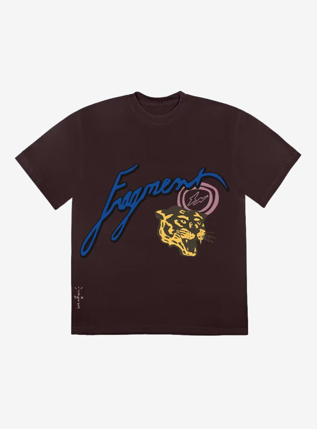 Cactus Jack Travis Scott Cactus Jack For Fragment Icons T - Shirt Brown