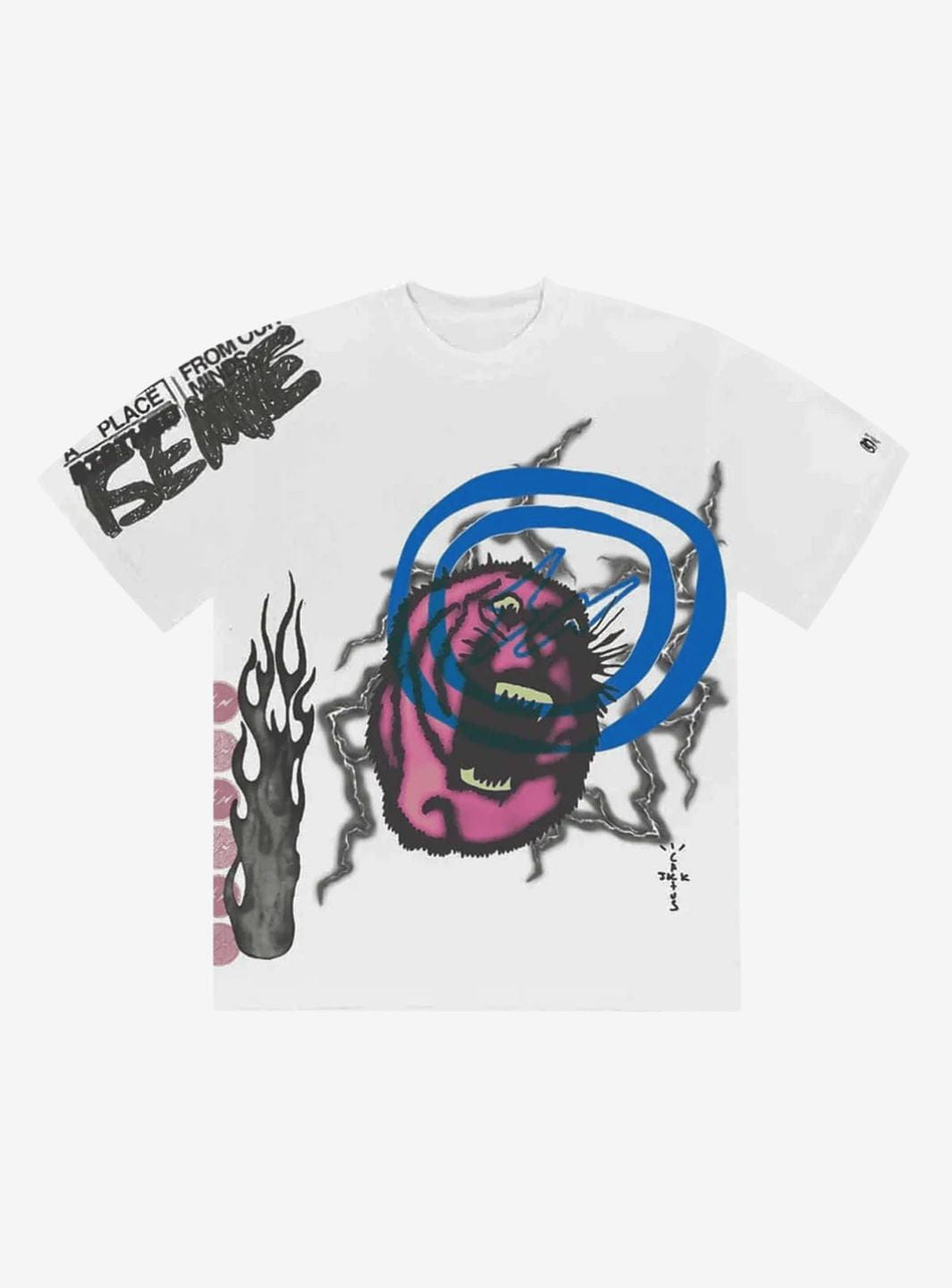 Cactus Jack Travis Scott Cactus Jack For Fragment Sunrise T - Shirt White