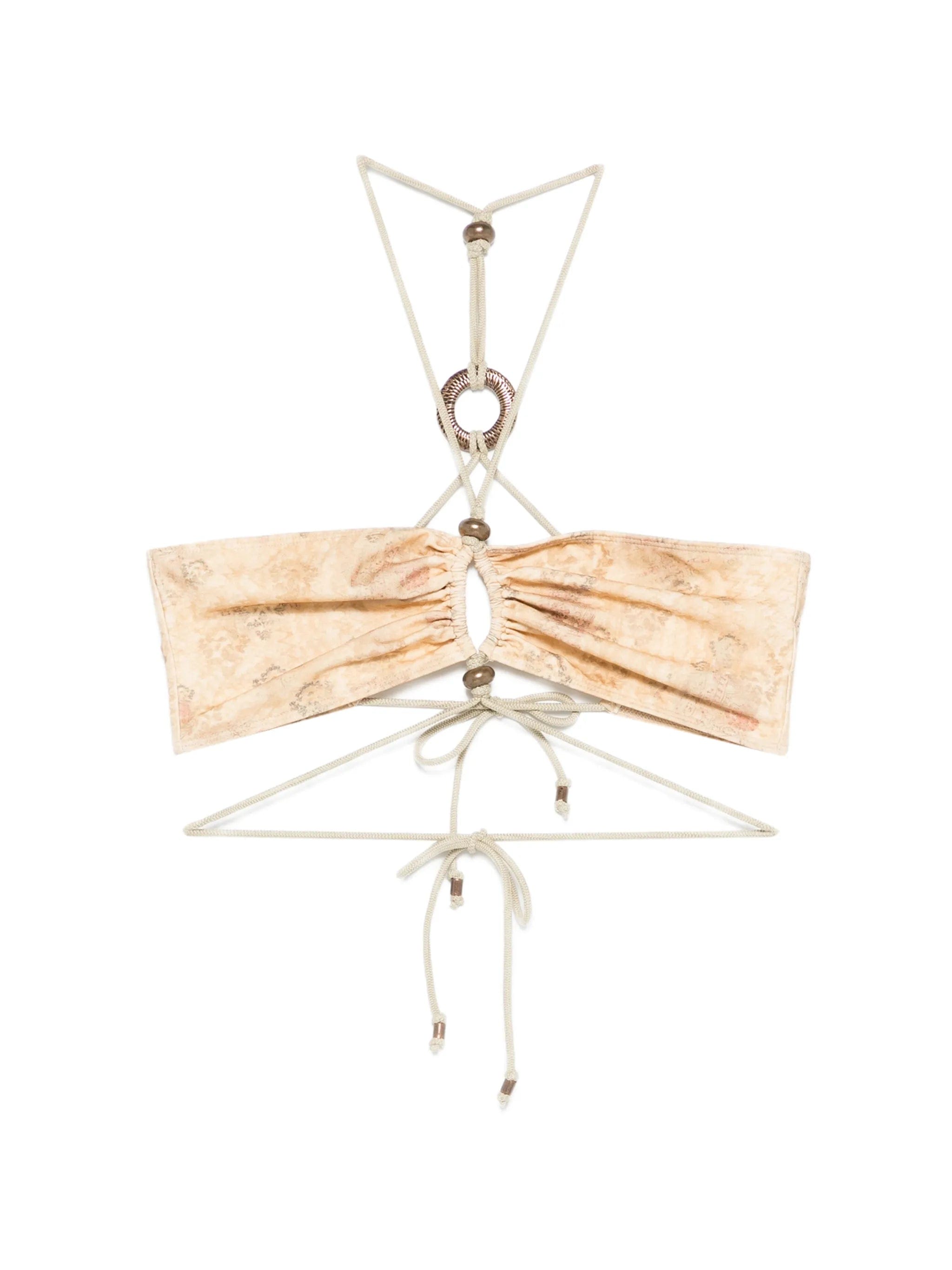 Isabel Marant Analia ring strap bikini top