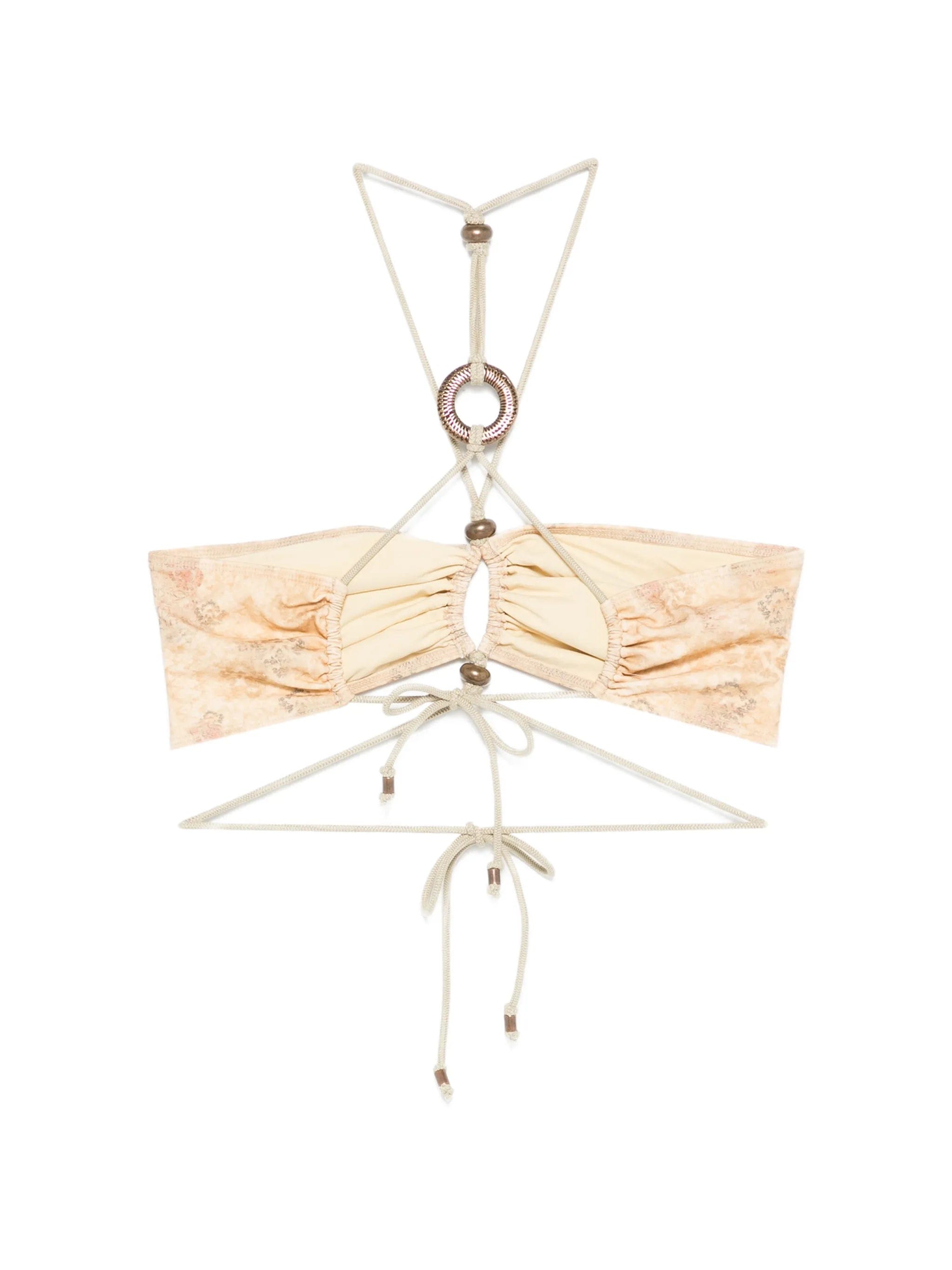 Isabel Marant Analia ring strap bikini top