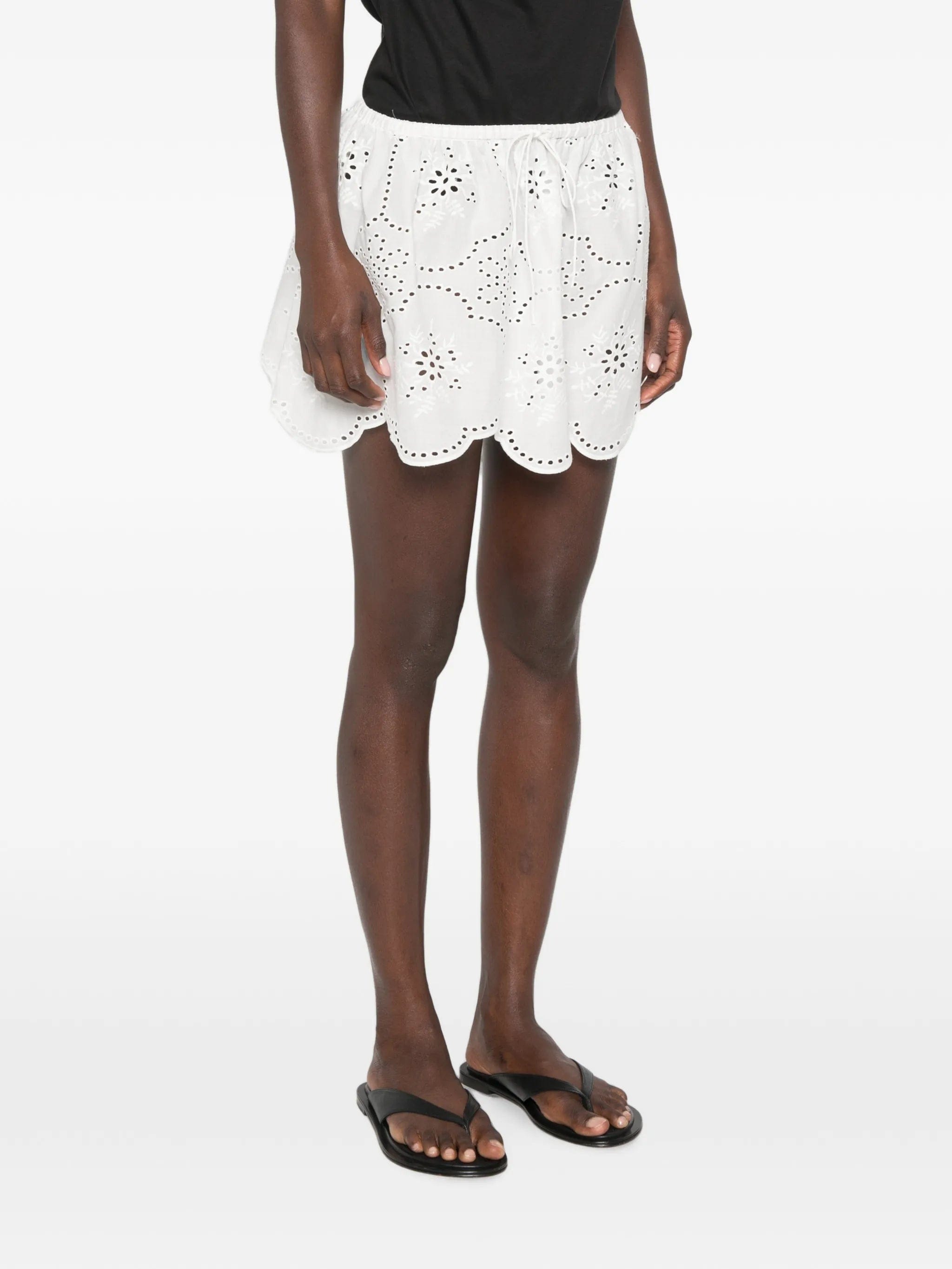 Matteau broderie - anglaise mini skirt