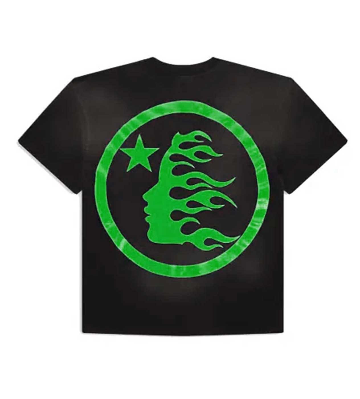 Hellstar Classic Logo Gel T-Shirt Black/Green