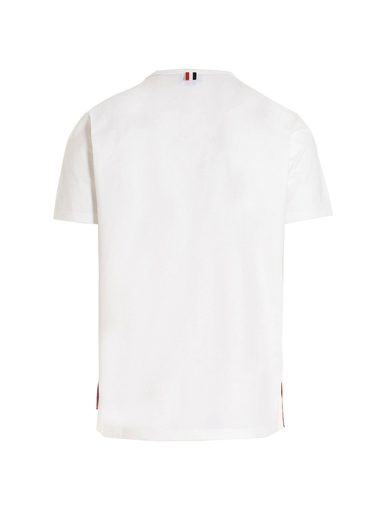 Thom Browne Logo Band Jersey T - Shirt — White