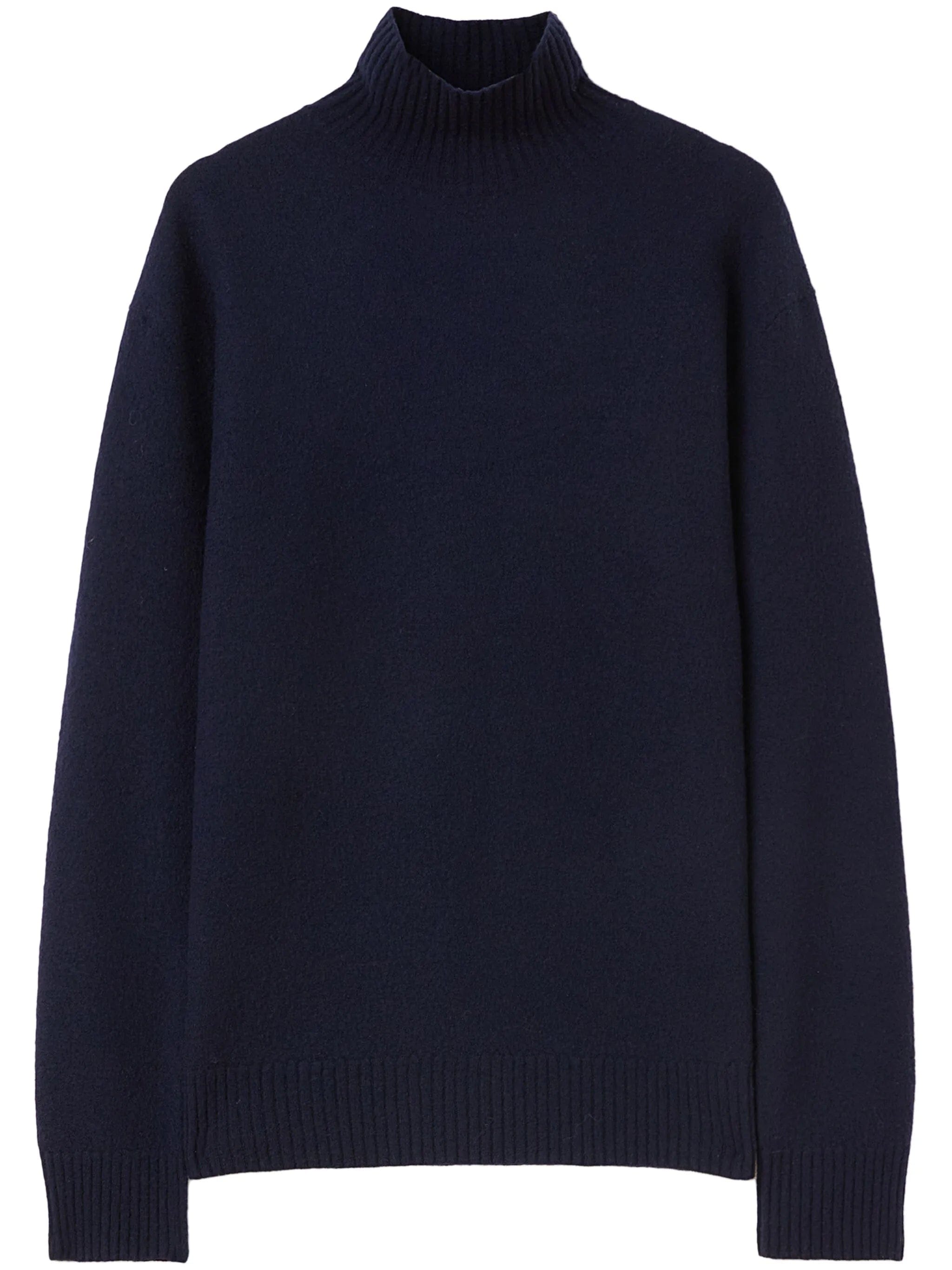 Jil Sander chain - link detailing wool jumper
