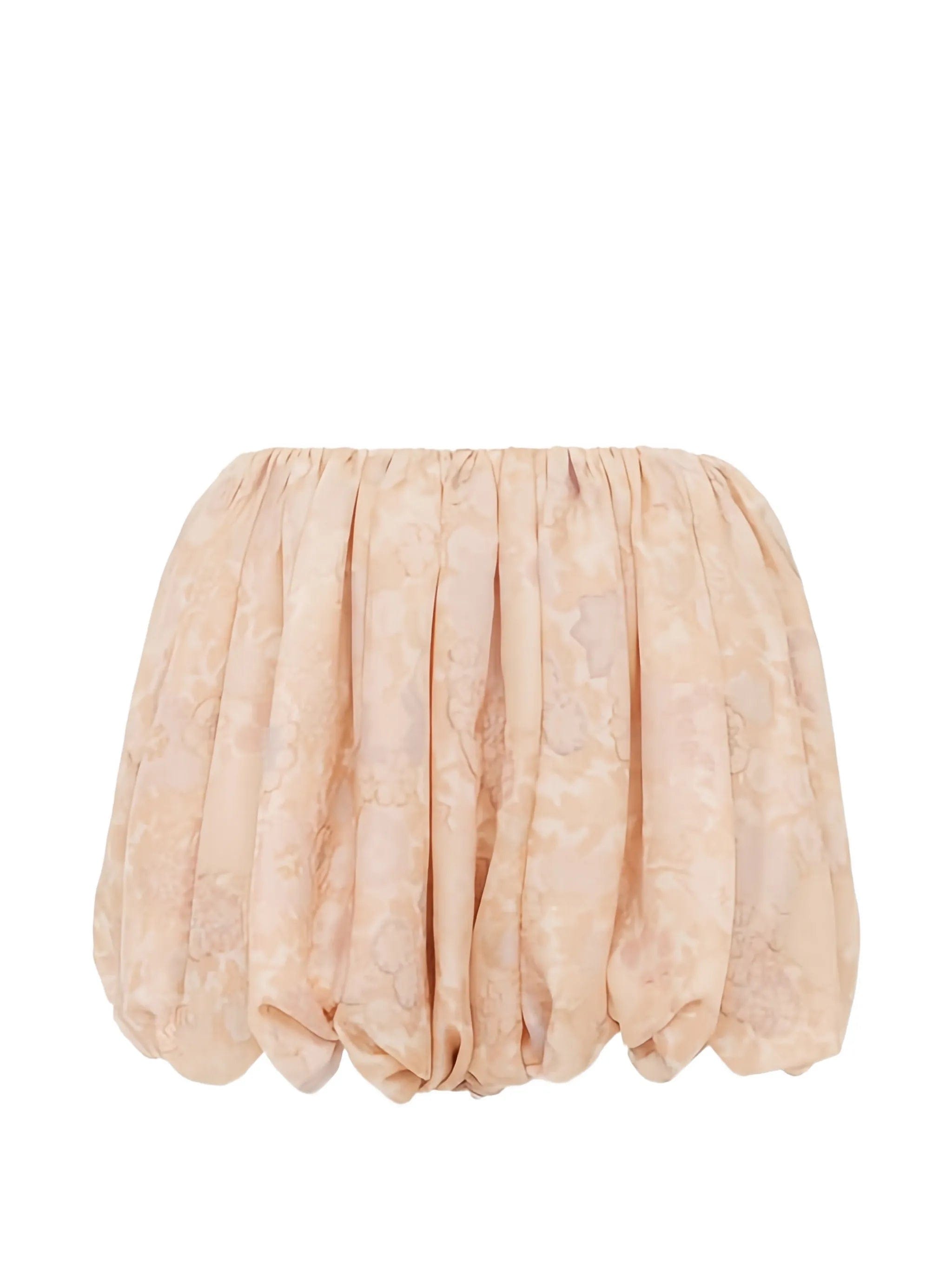 Chloé mini floral - print balloon shorts