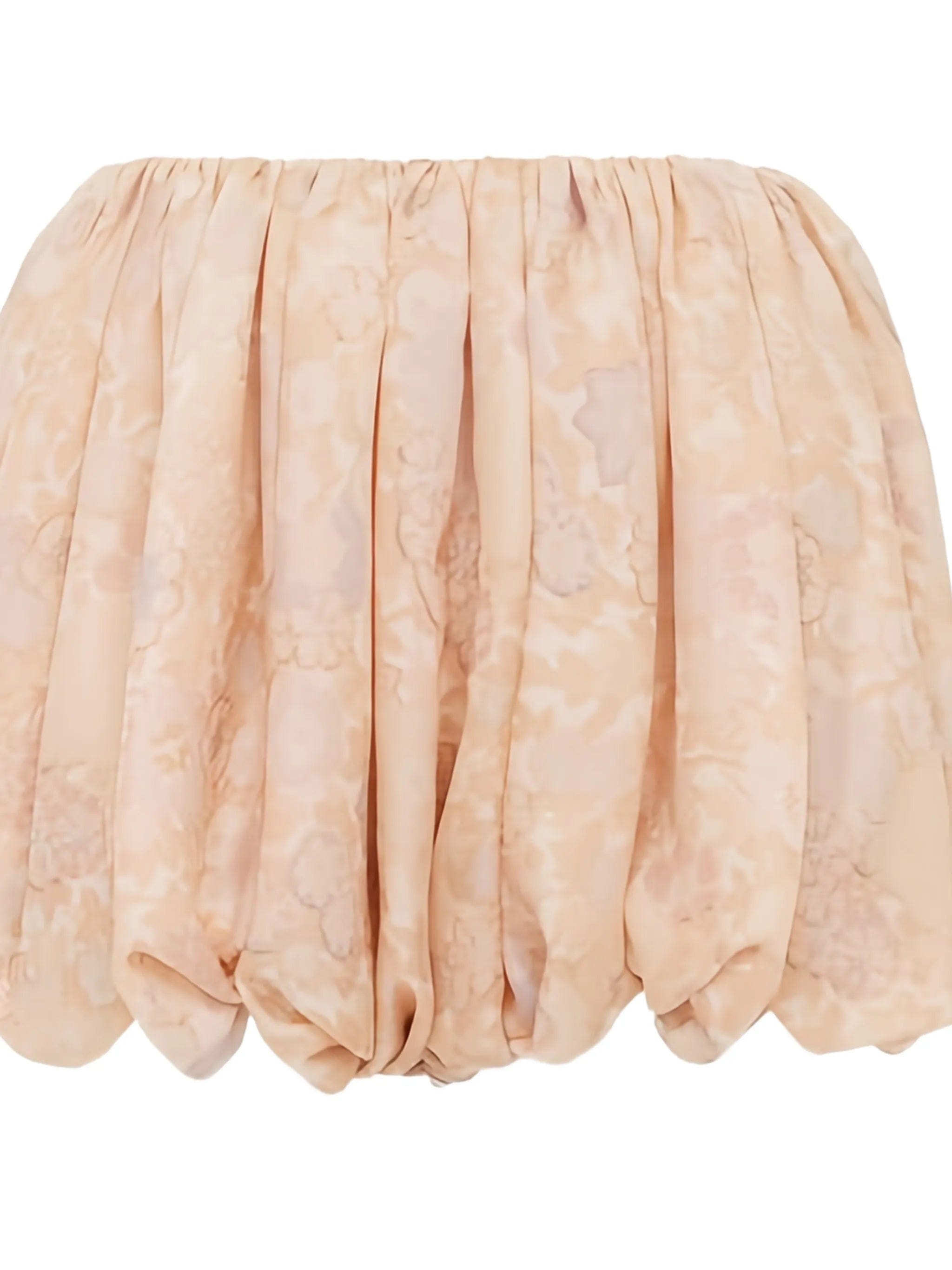 Chloé mini floral - print balloon shorts
