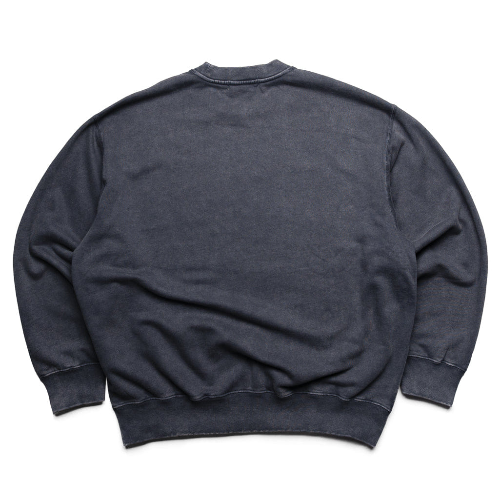 A Bathing Ape Garment Dye College Crewneck - Charcoal