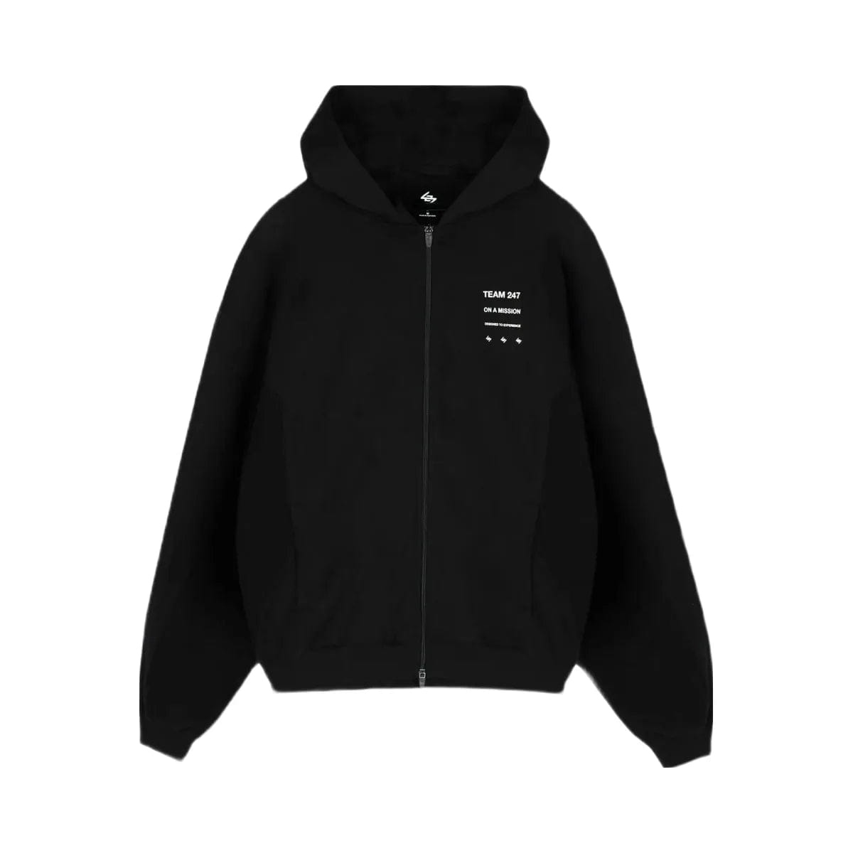 Represent 247 Uprising Zip Hoodie Black