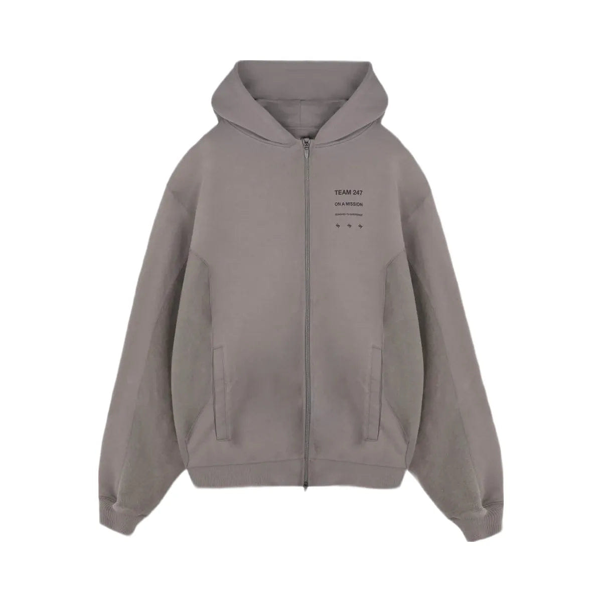 Represent 247 Uprising Zip Hoodie Steel