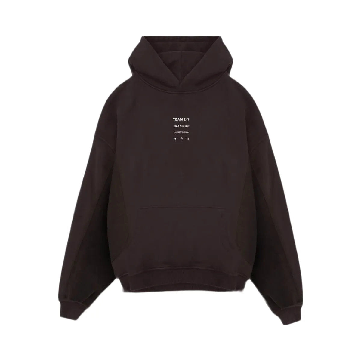 Represent 247 Uprising Oversized Hoodie Chocolate