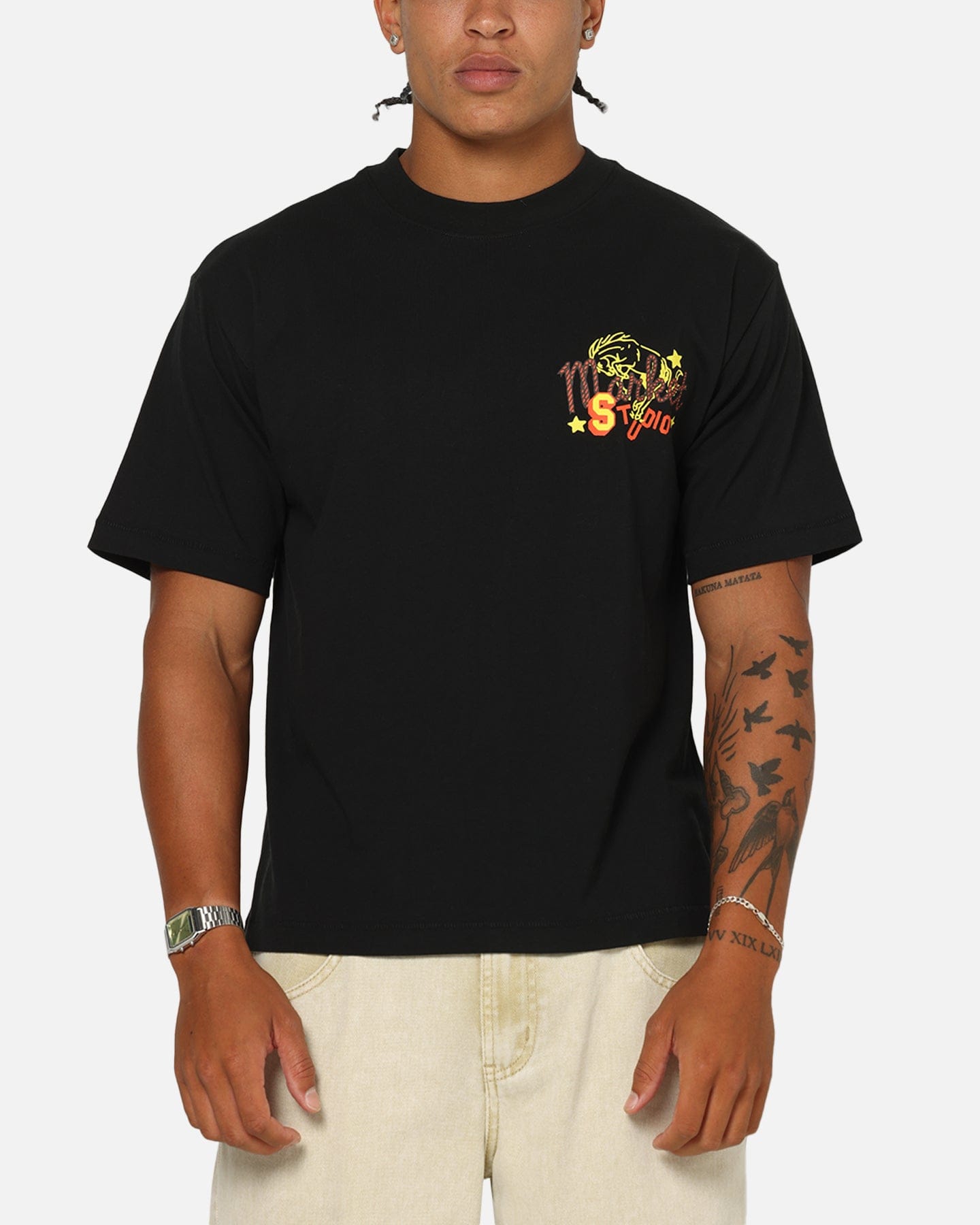 Market Desert League T - Shirt Pirate Black