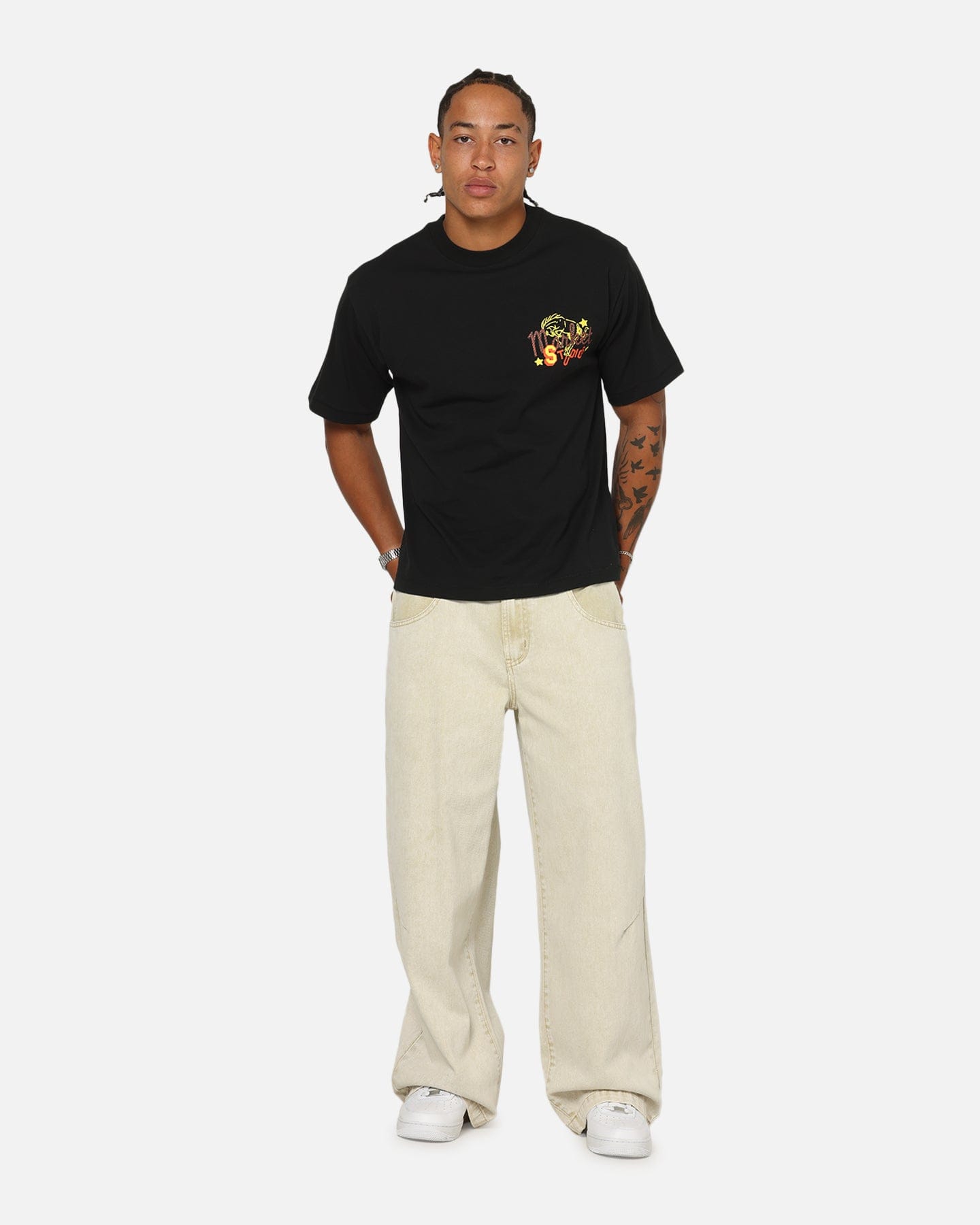 Market Desert League T - Shirt Pirate Black