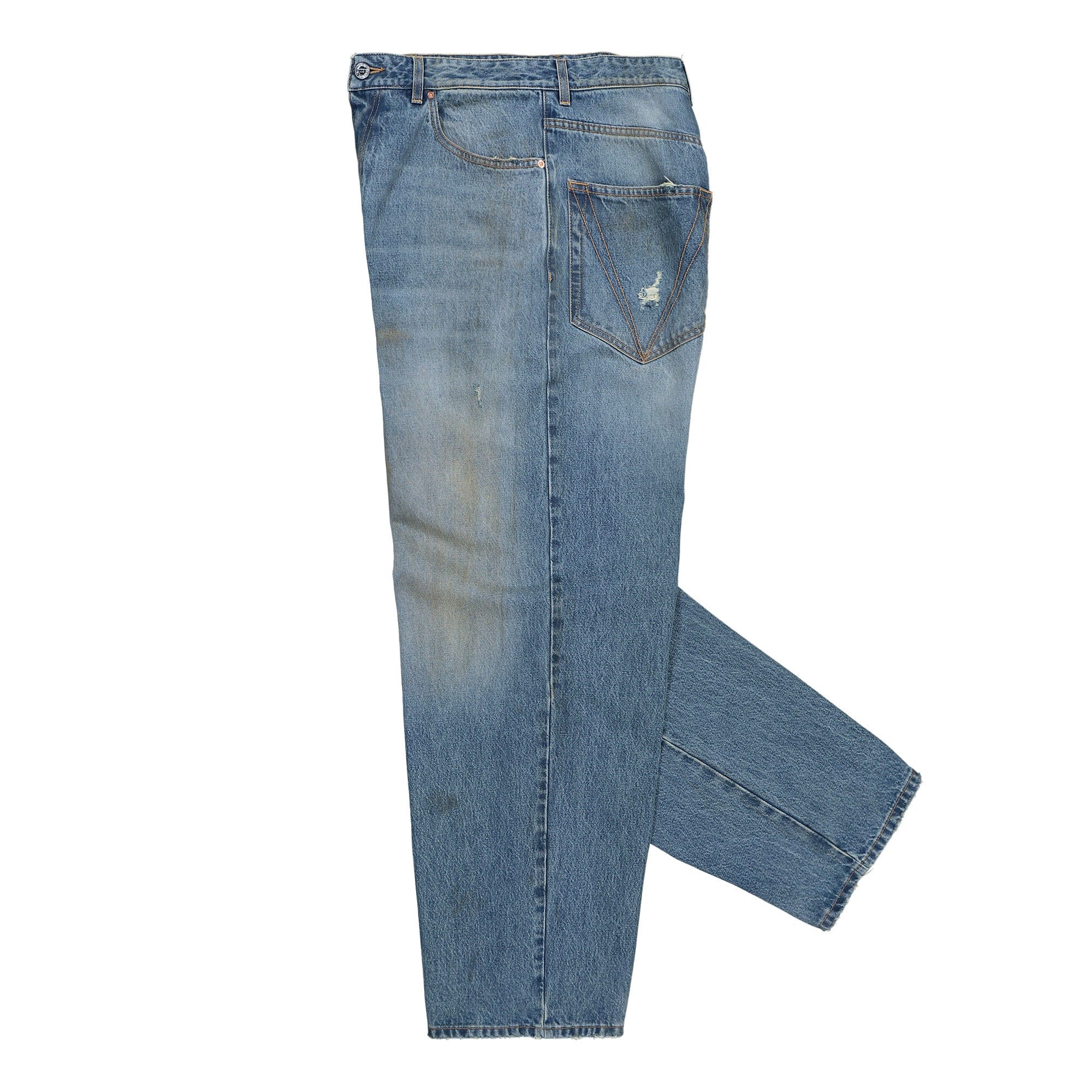 Vetements Distressed Baggy Jeans